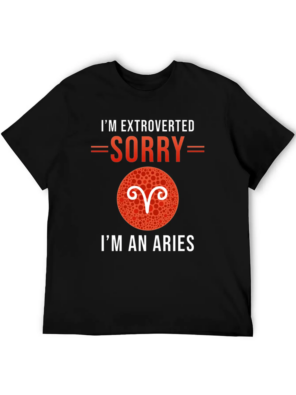 Aries Zodiac Gift Unisex Short Sleeve Soft Cotton T-Shirt – Casual Everyday Wear