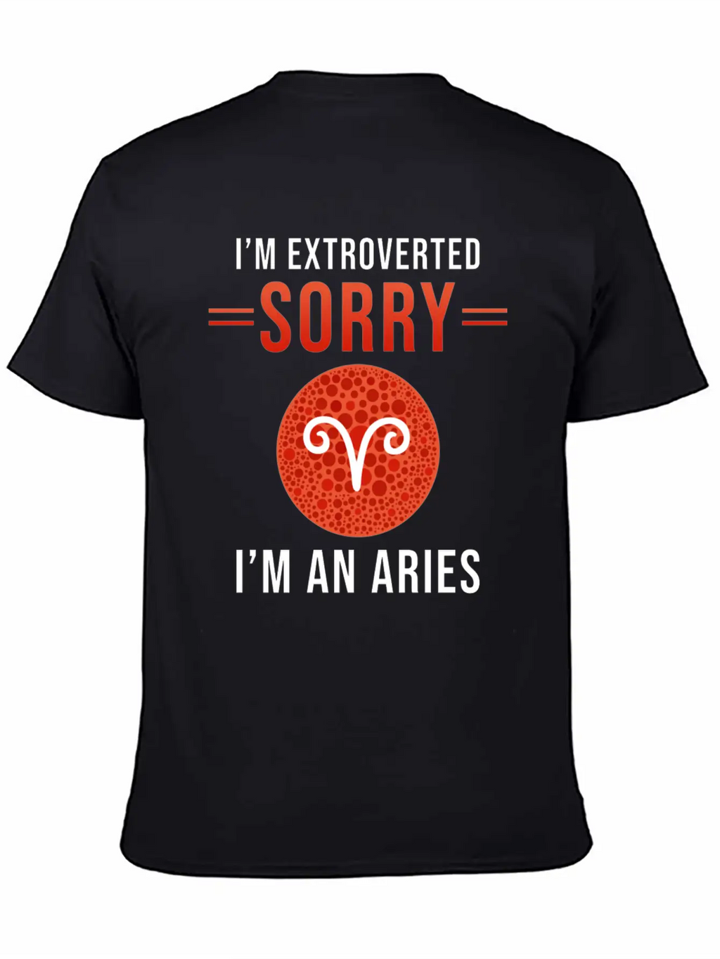 Aries Zodiac Gift Unisex Short Sleeve Soft Cotton T-Shirt – Casual Everyday Wear