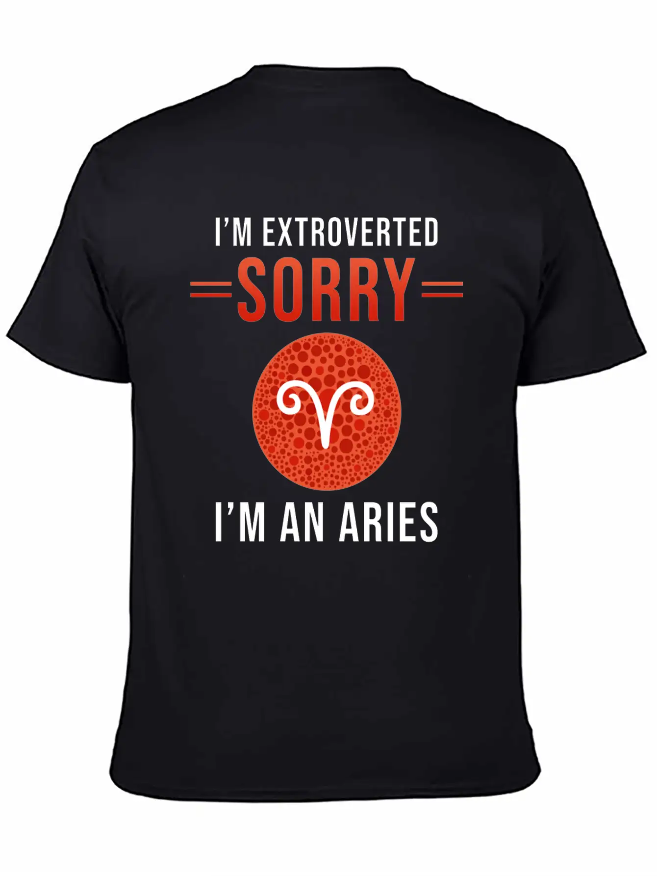 Aries Zodiac Gift Unisex Short Sleeve Soft Cotton T-Shirt – Casual Everyday Wear