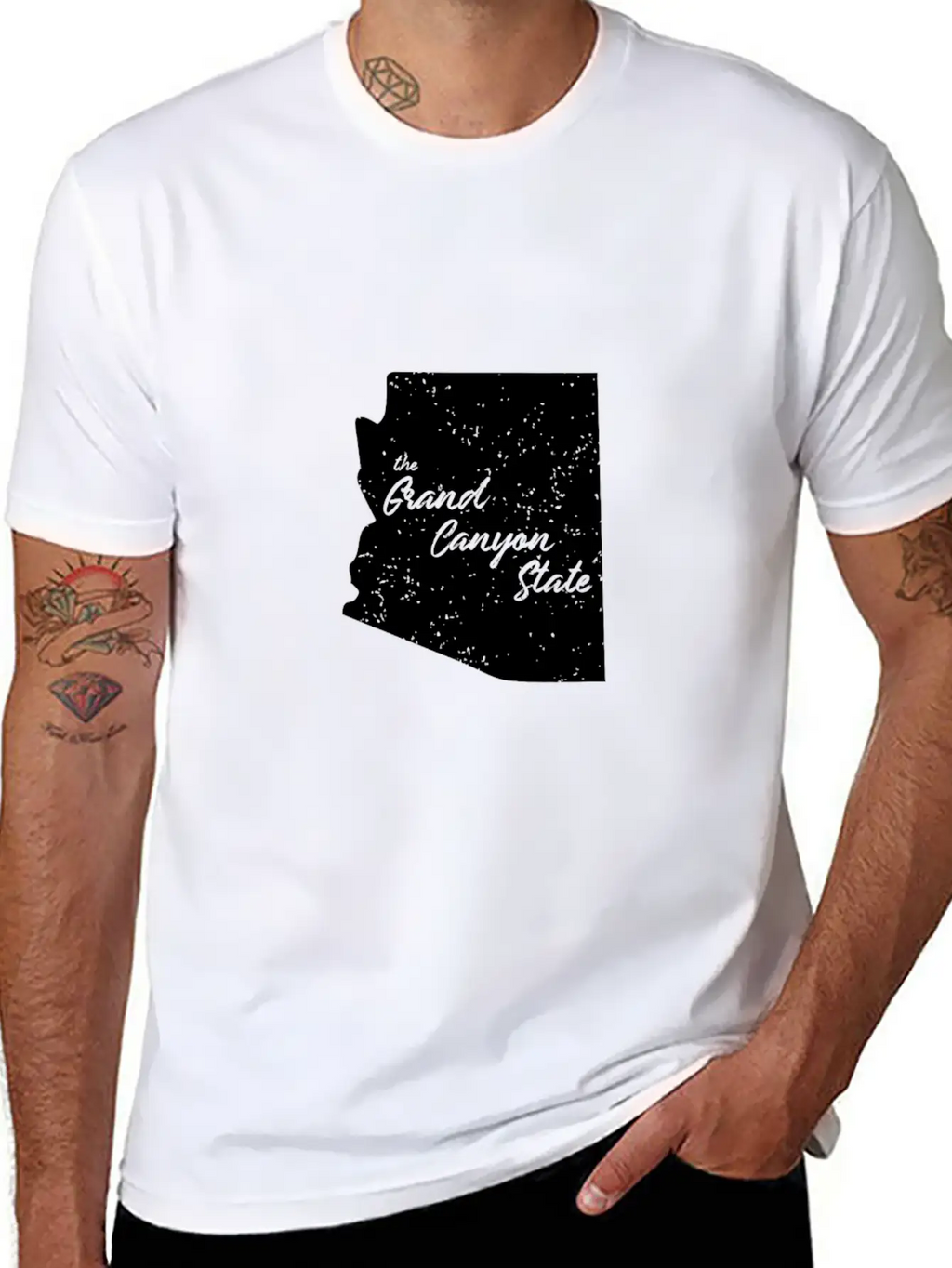 Arizona The Grand Canyon State For Christmas Casual Graphic T-Shirt – Simple And Comfortable Daily Wear