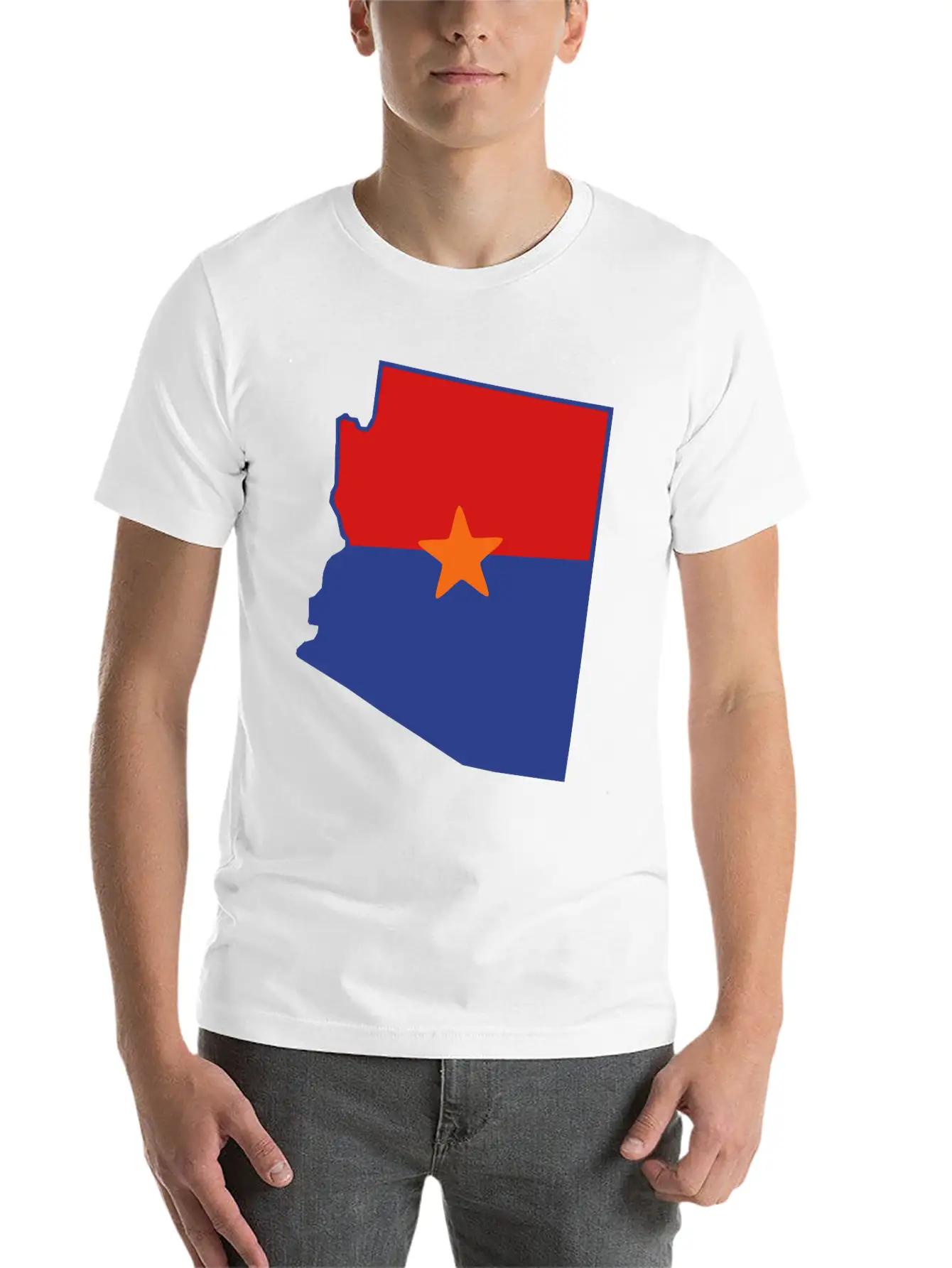 Arizona Unisex Short Sleeve Soft Cotton T-Shirt – Casual Everyday Wear