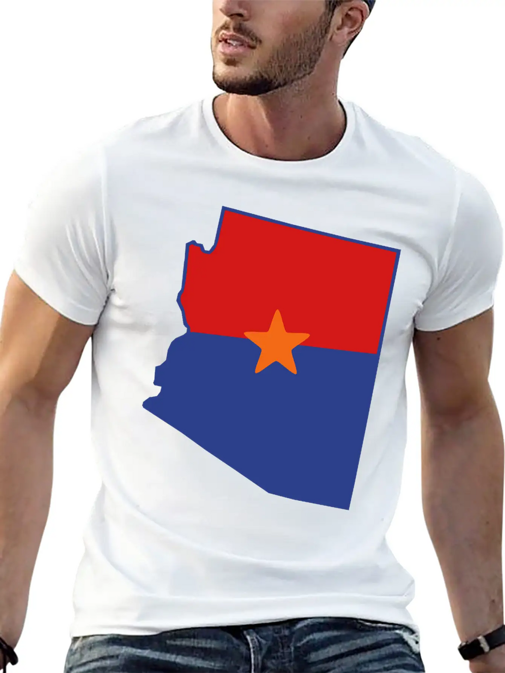 Arizona Unisex Short Sleeve Soft Cotton T-Shirt – Casual Everyday Wear