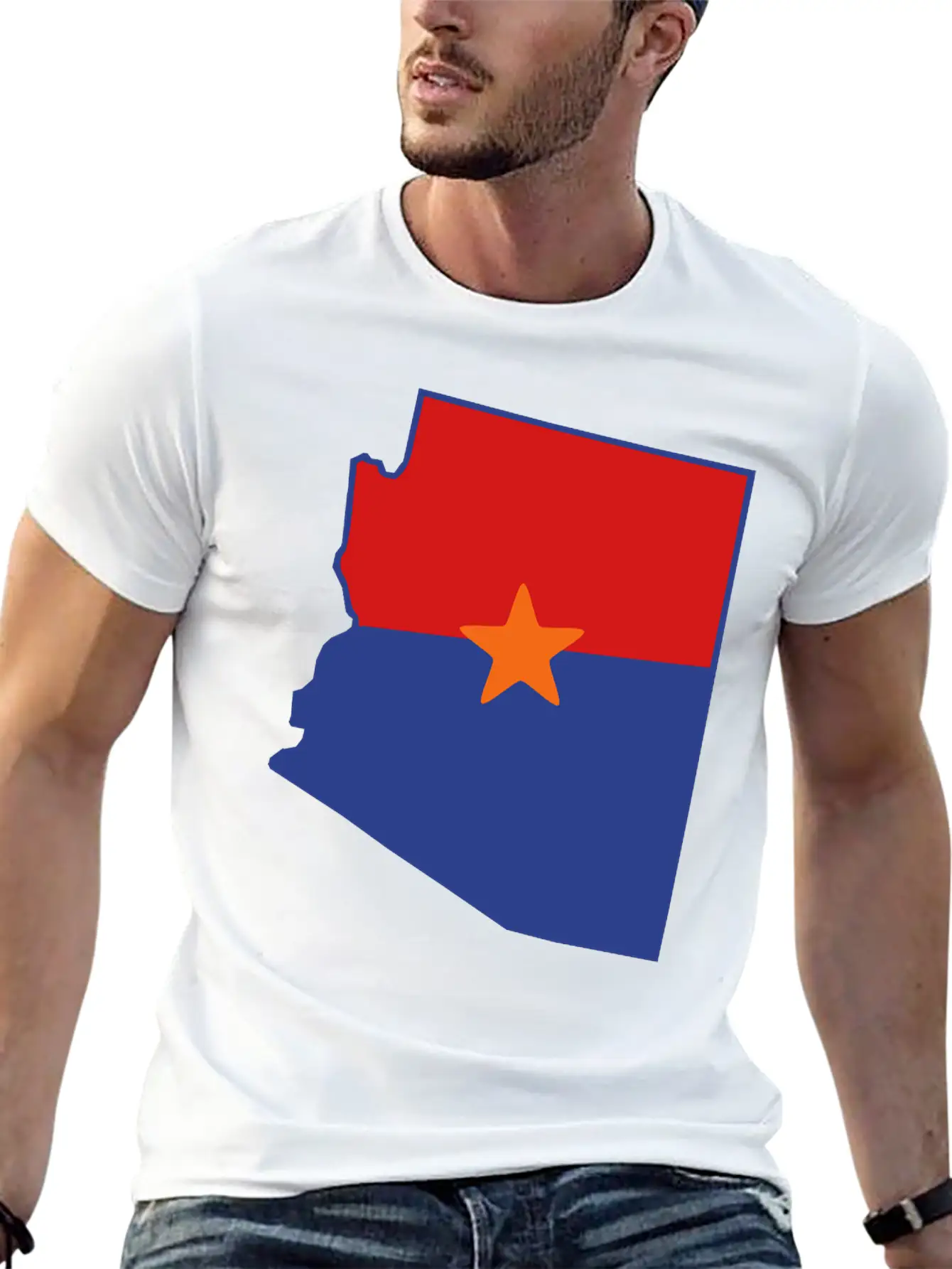 Arizona Unisex Short Sleeve Soft Cotton T-Shirt – Casual Everyday Wear