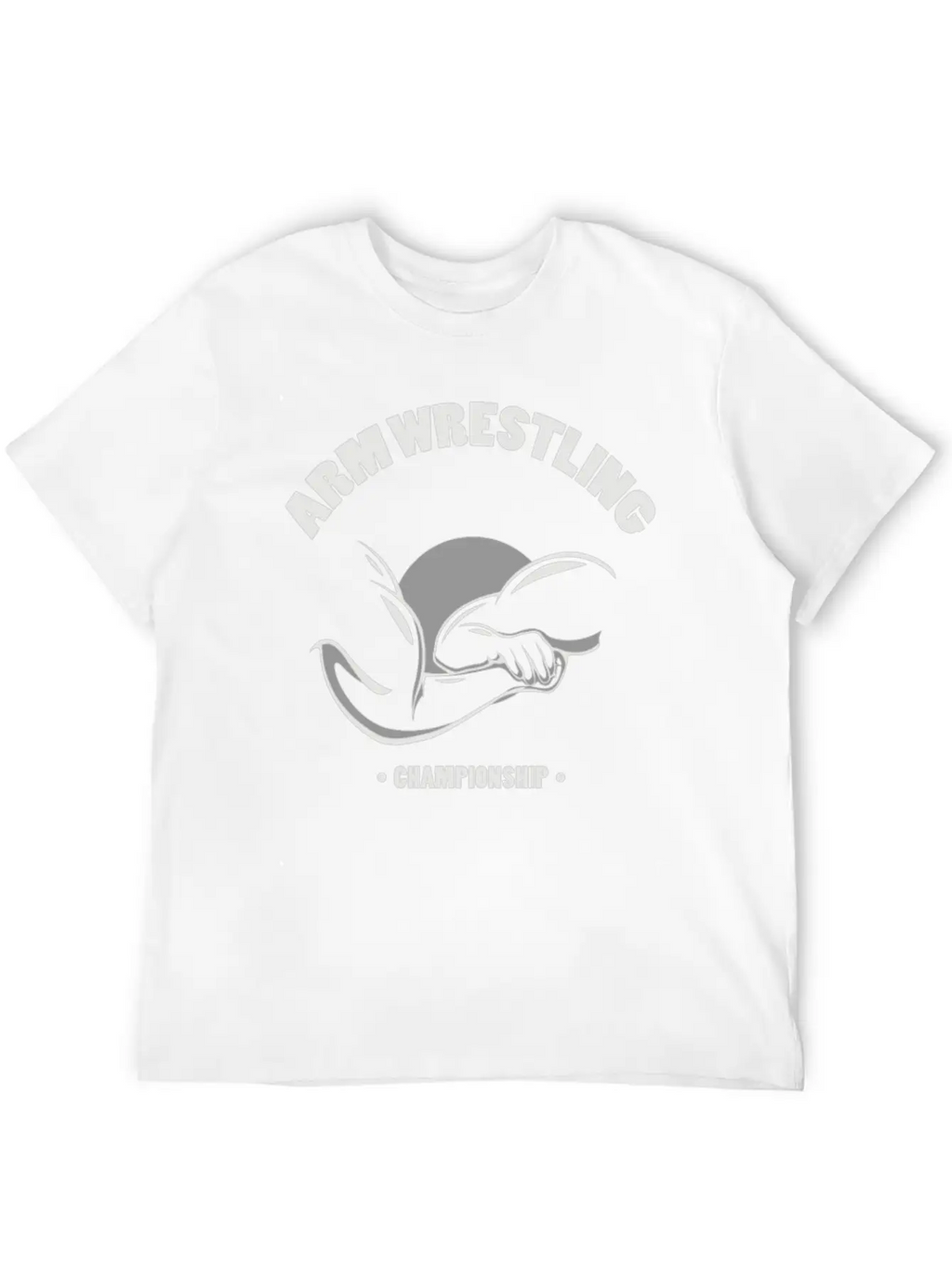 Arm Wrestling Championship Unisex Short Sleeve Soft Cotton T-Shirt – Casual Everyday Wear