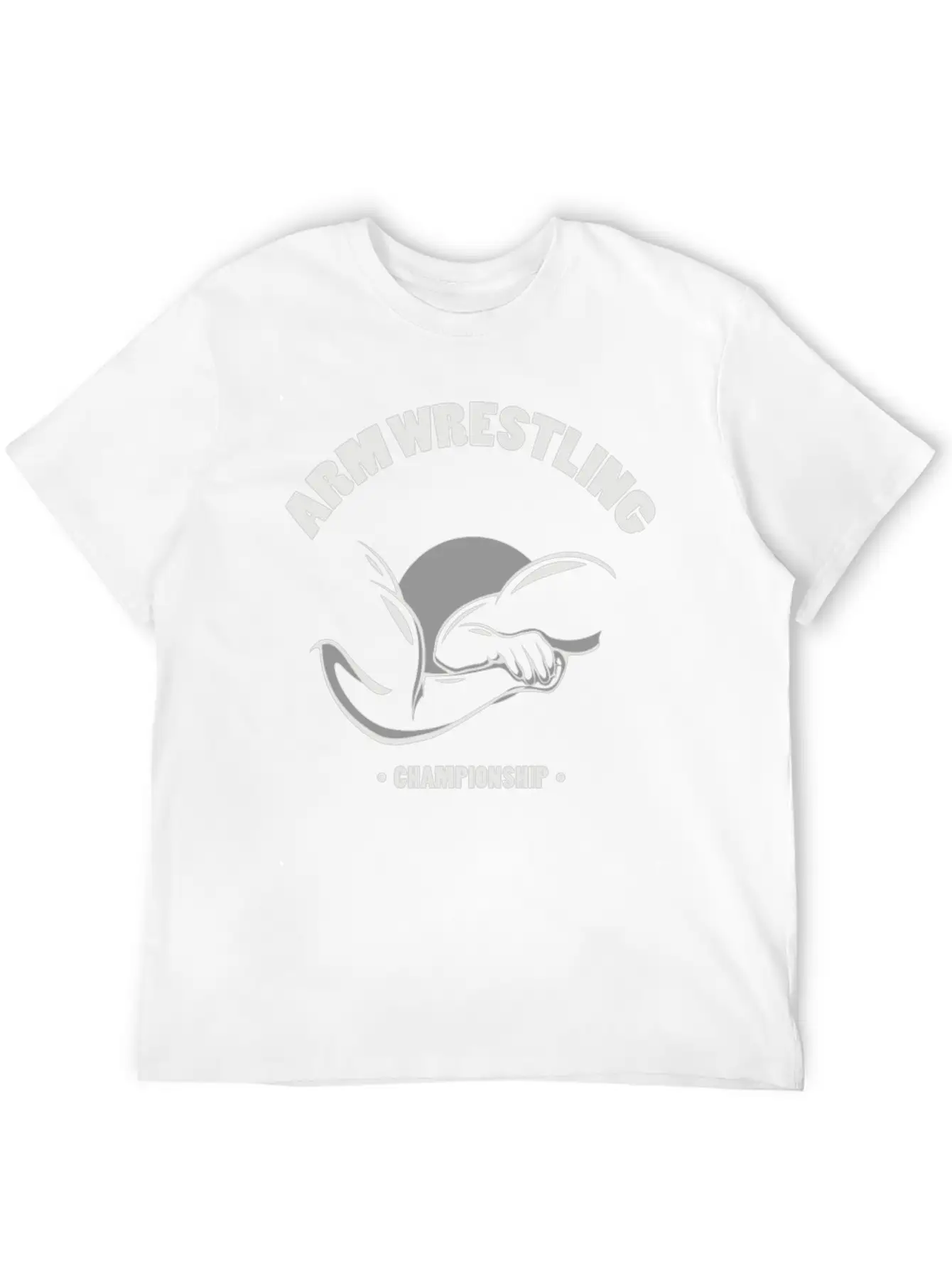Arm Wrestling Championship Unisex Short Sleeve Soft Cotton T-Shirt – Casual Everyday Wear
