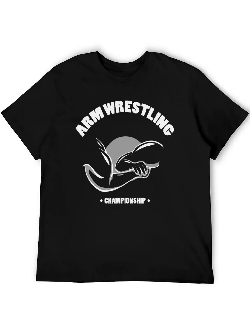 Arm Wrestling Championship Unisex Short Sleeve Soft Cotton T-Shirt – Casual Everyday Wear