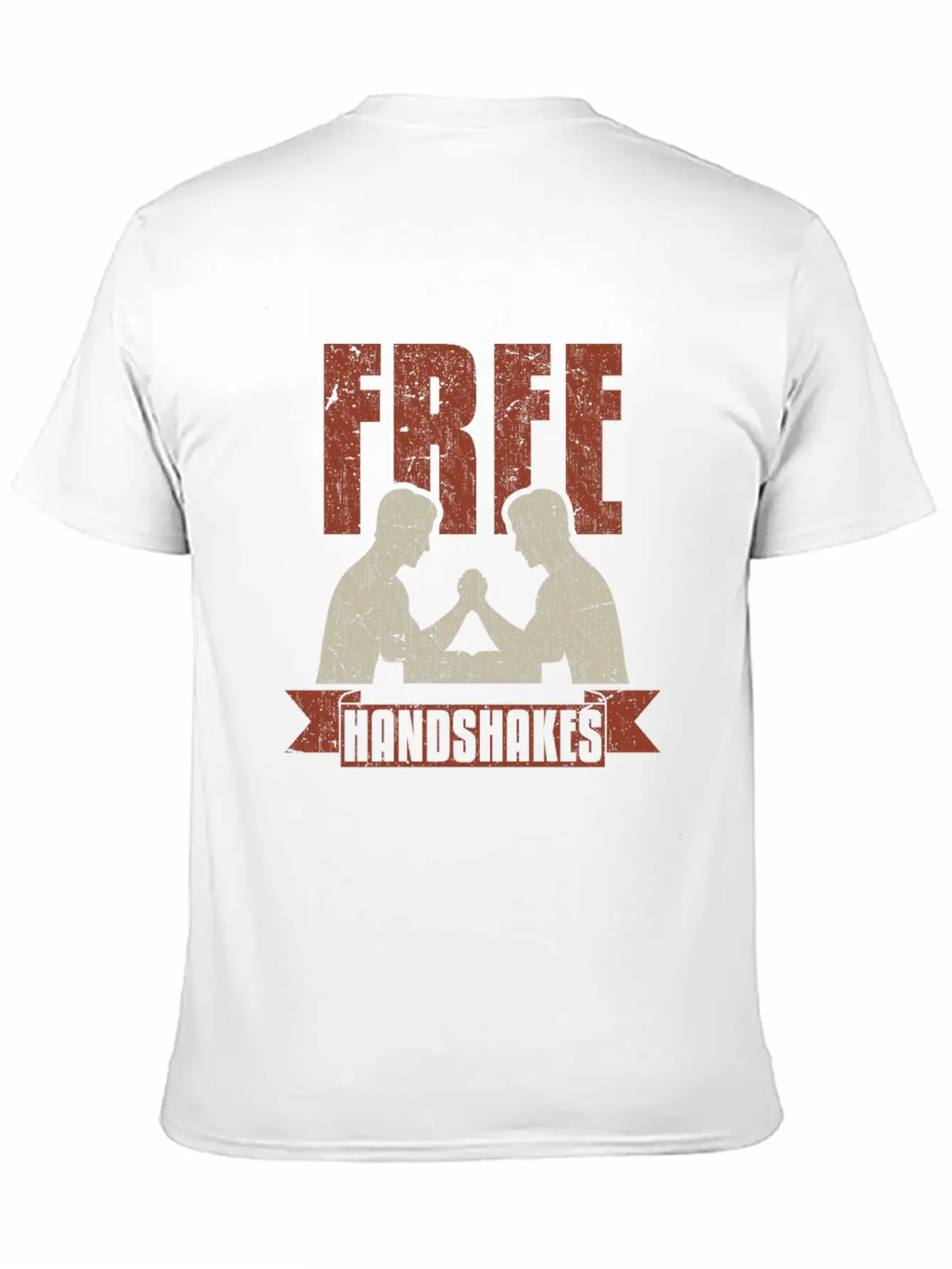 Arm Wrestling Handshakes Muscle Biceps Unisex Short Sleeve Soft Cotton T-Shirt – Casual Everyday Wear