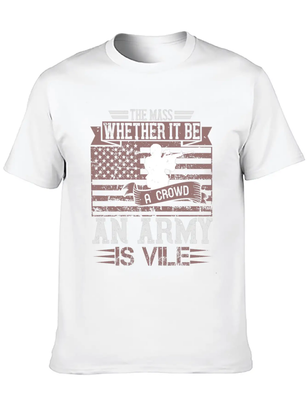 Armed Forces And Soldier In Camouflage Classic Fit Graphic Tee For Daily Comfort – Unisex Cotton Shirt