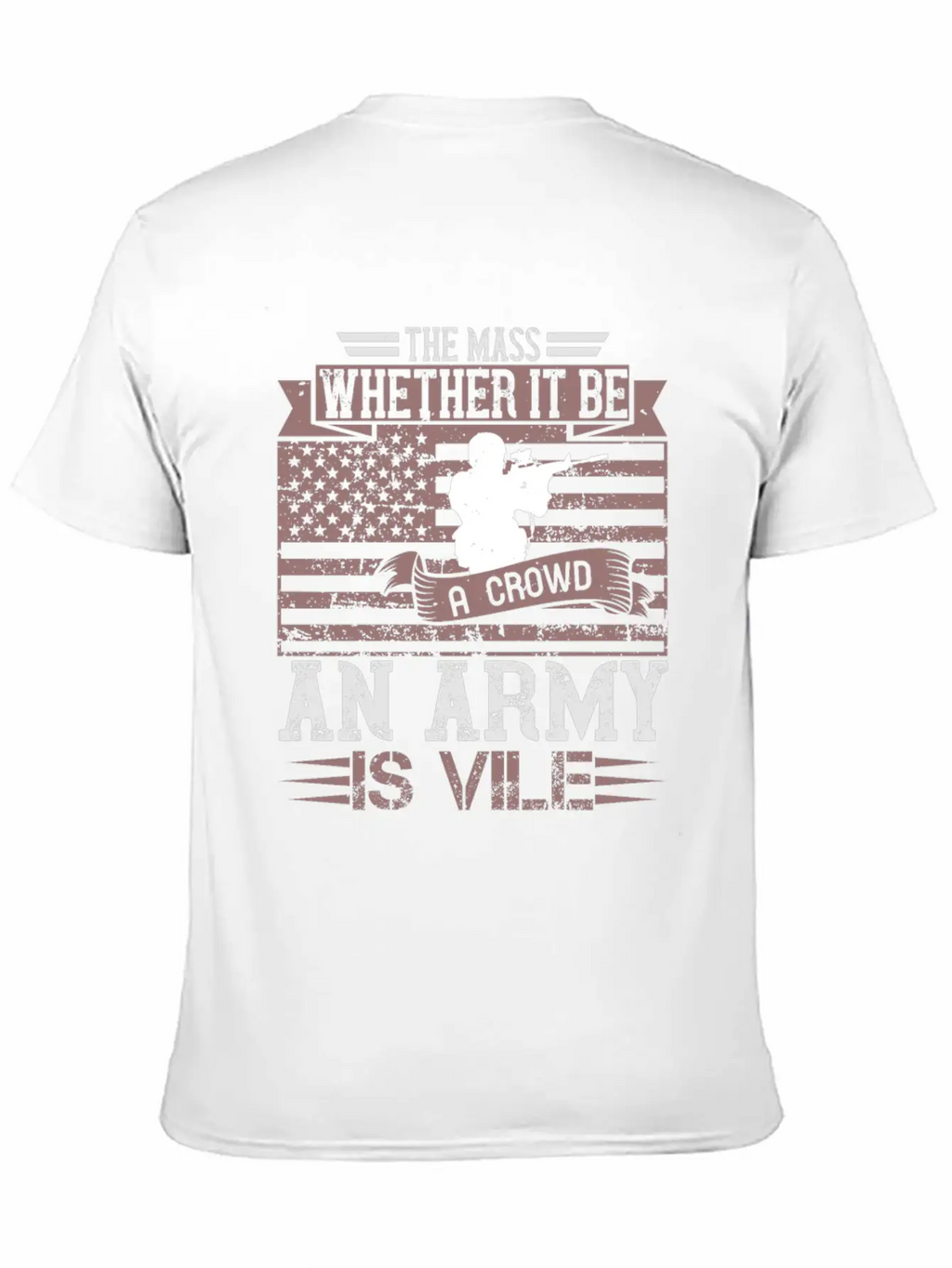 Armed Forces And Soldier In Camouflage Classic Fit Graphic Tee For Daily Comfort – Unisex Cotton Shirt