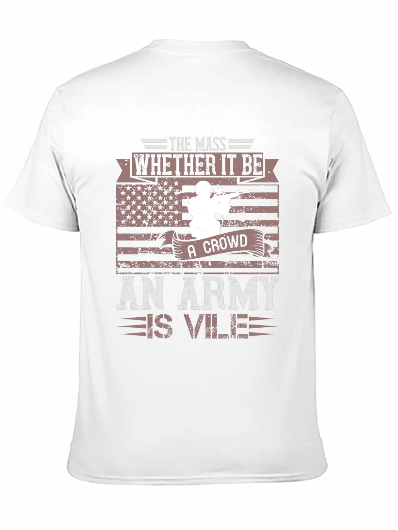 Armed Forces And Soldier In Camouflage Classic Fit Graphic Tee For Daily Comfort – Unisex Cotton Shirt