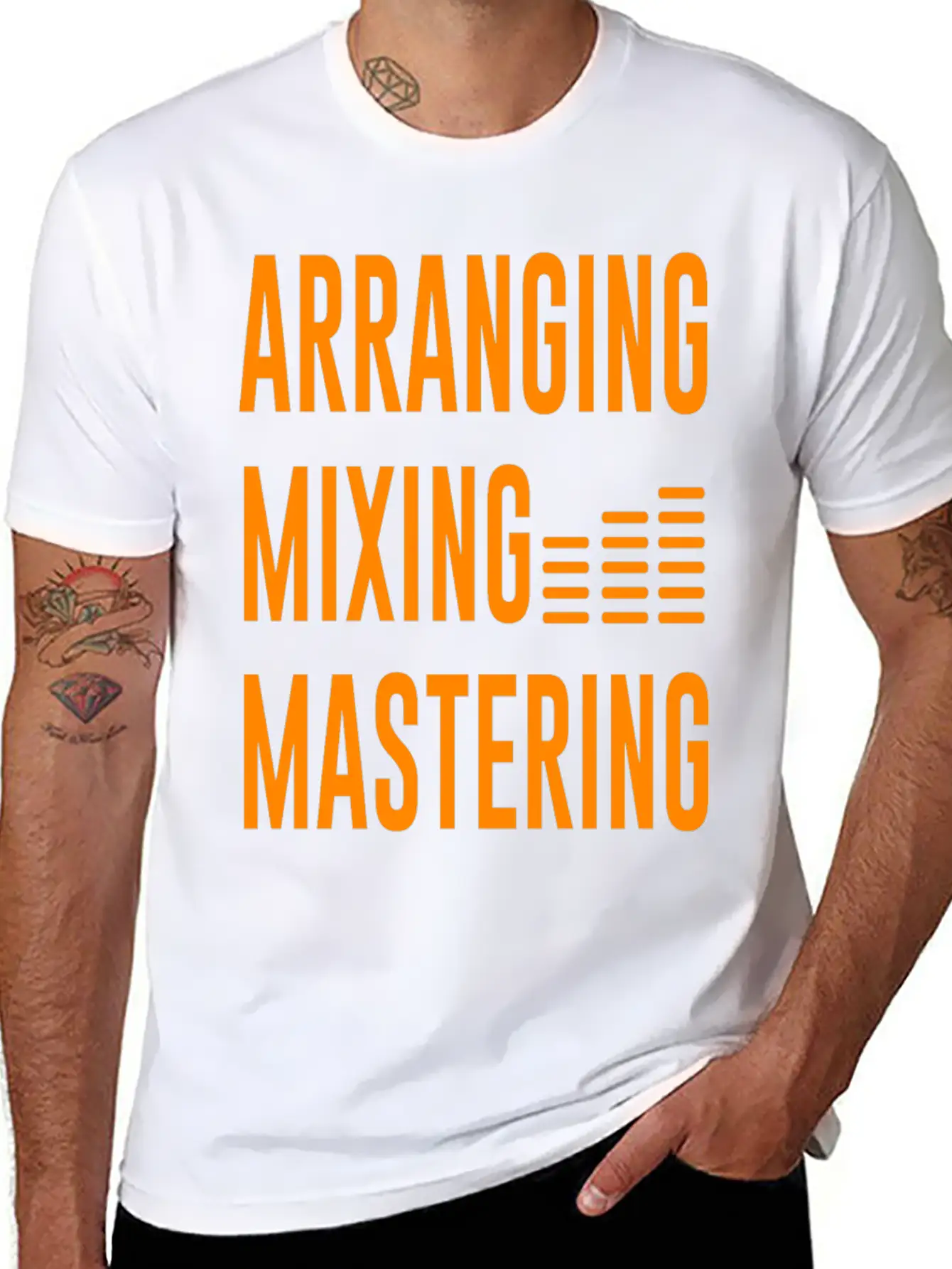 Arranging Mixing Mastering Unisex Casual T-Shirt – Clean Design For Daily Comfort