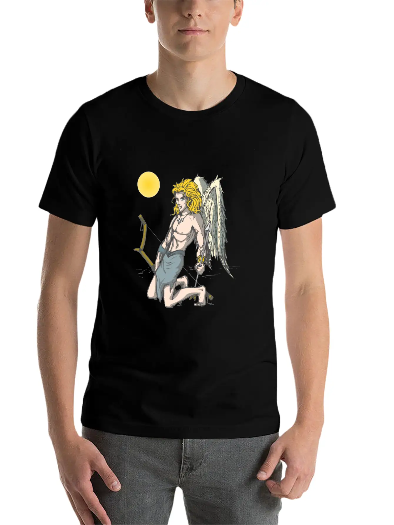 Arrow Anime Unisex Casual T-Shirt – Clean Design For Daily Comfort