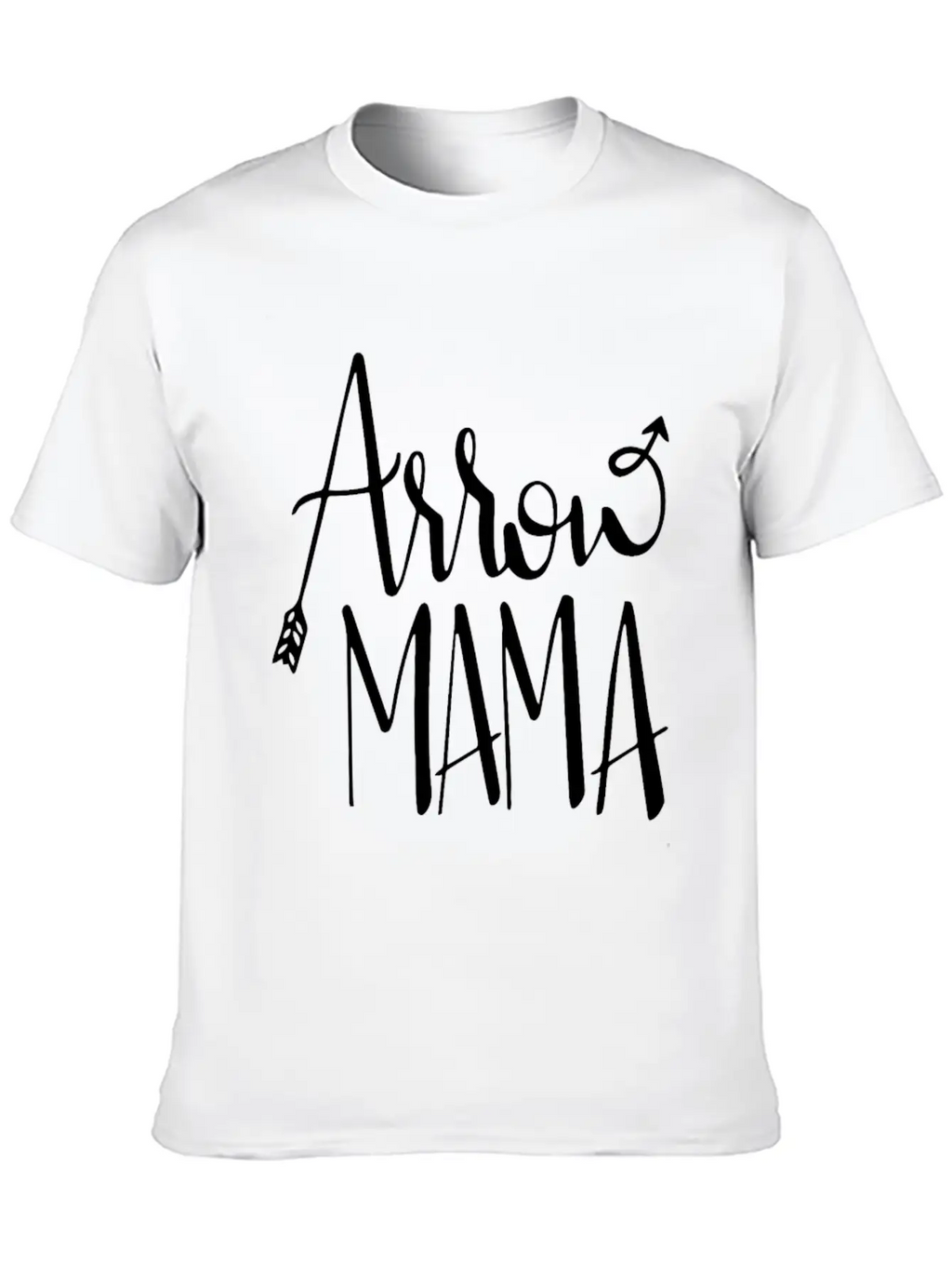 Arrow Mama Unisex Short Sleeve Soft Cotton T-Shirt – Casual Everyday Wear
