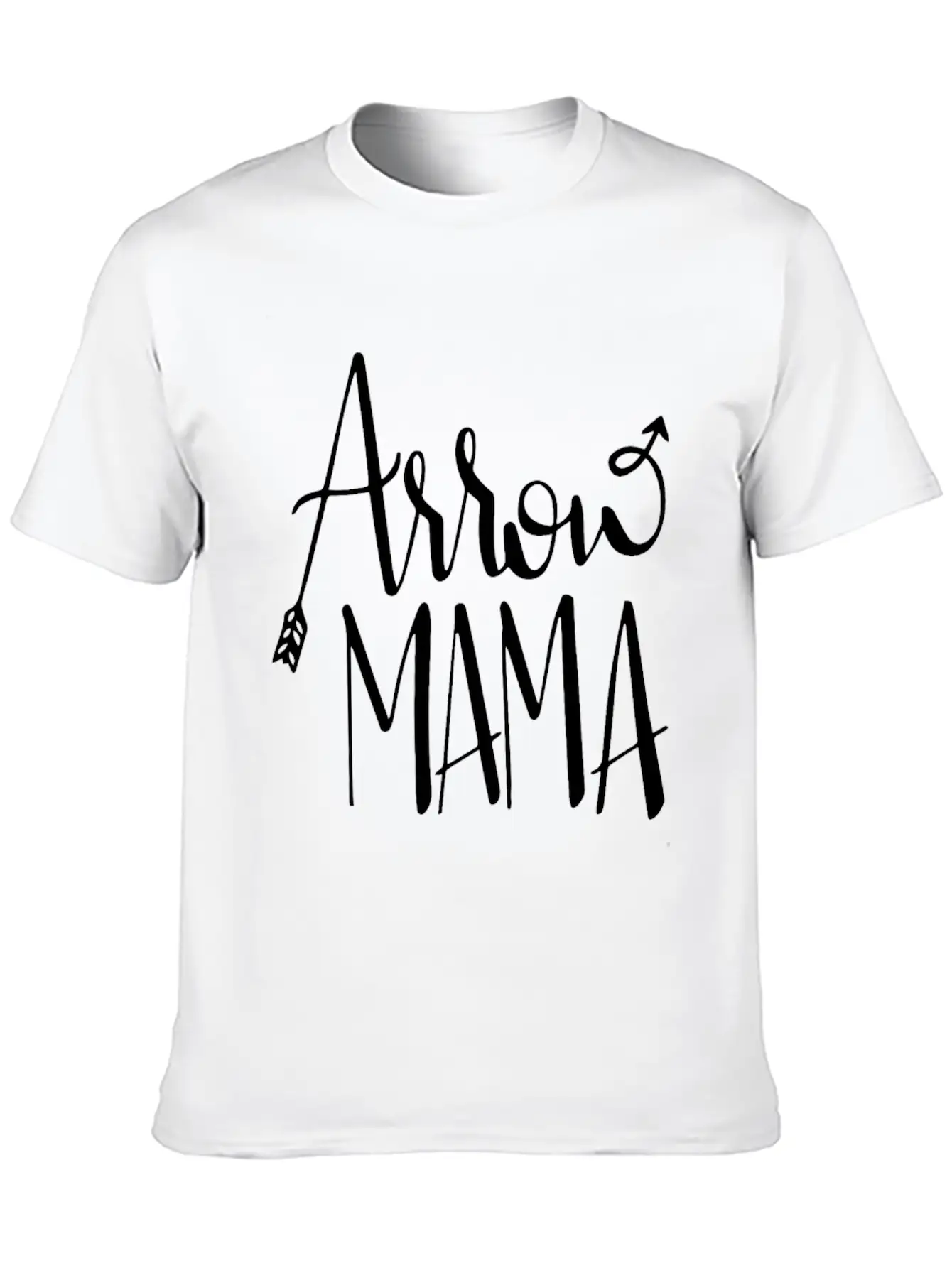 Arrow Mama Unisex Short Sleeve Soft Cotton T-Shirt – Casual Everyday Wear