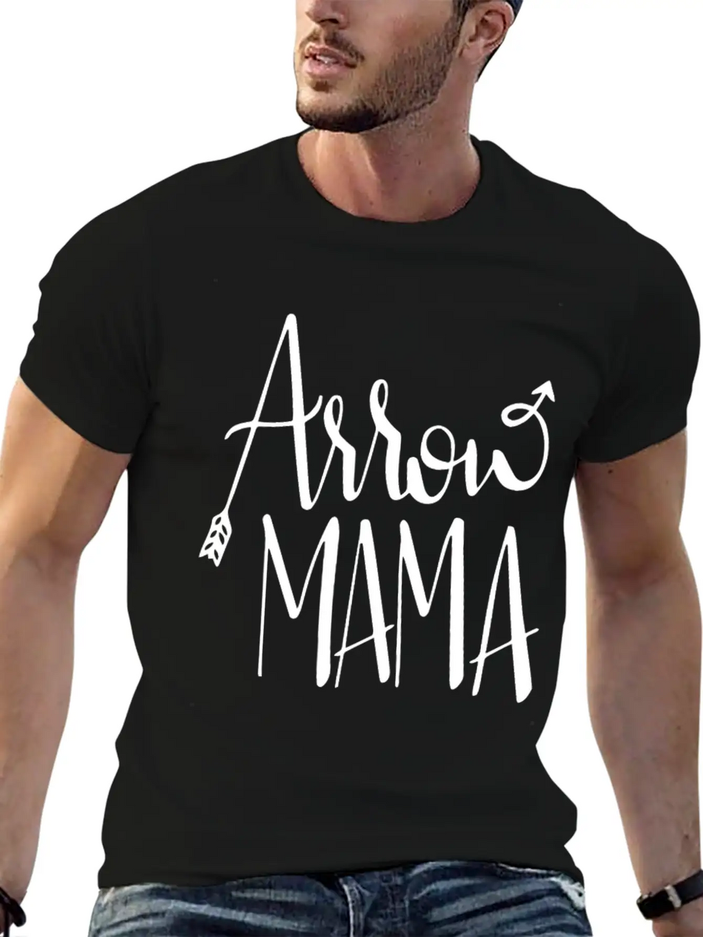 Arrow Mama Unisex Short Sleeve Soft Cotton T-Shirt – Casual Everyday Wear