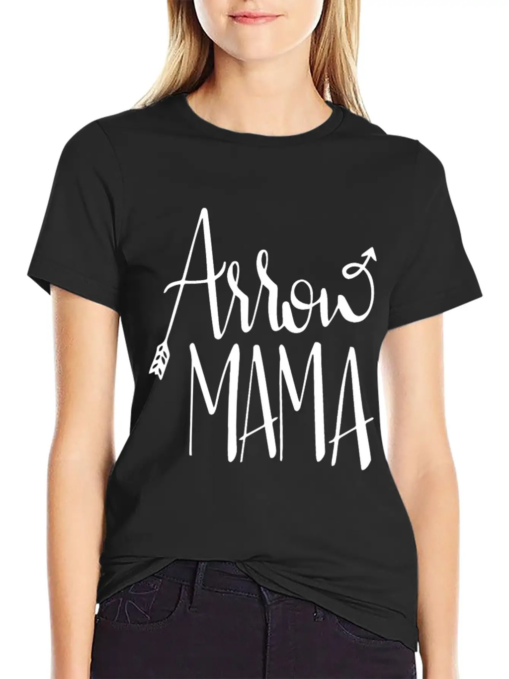 Arrow Mama Unisex Short Sleeve Soft Cotton T-Shirt – Casual Everyday Wear