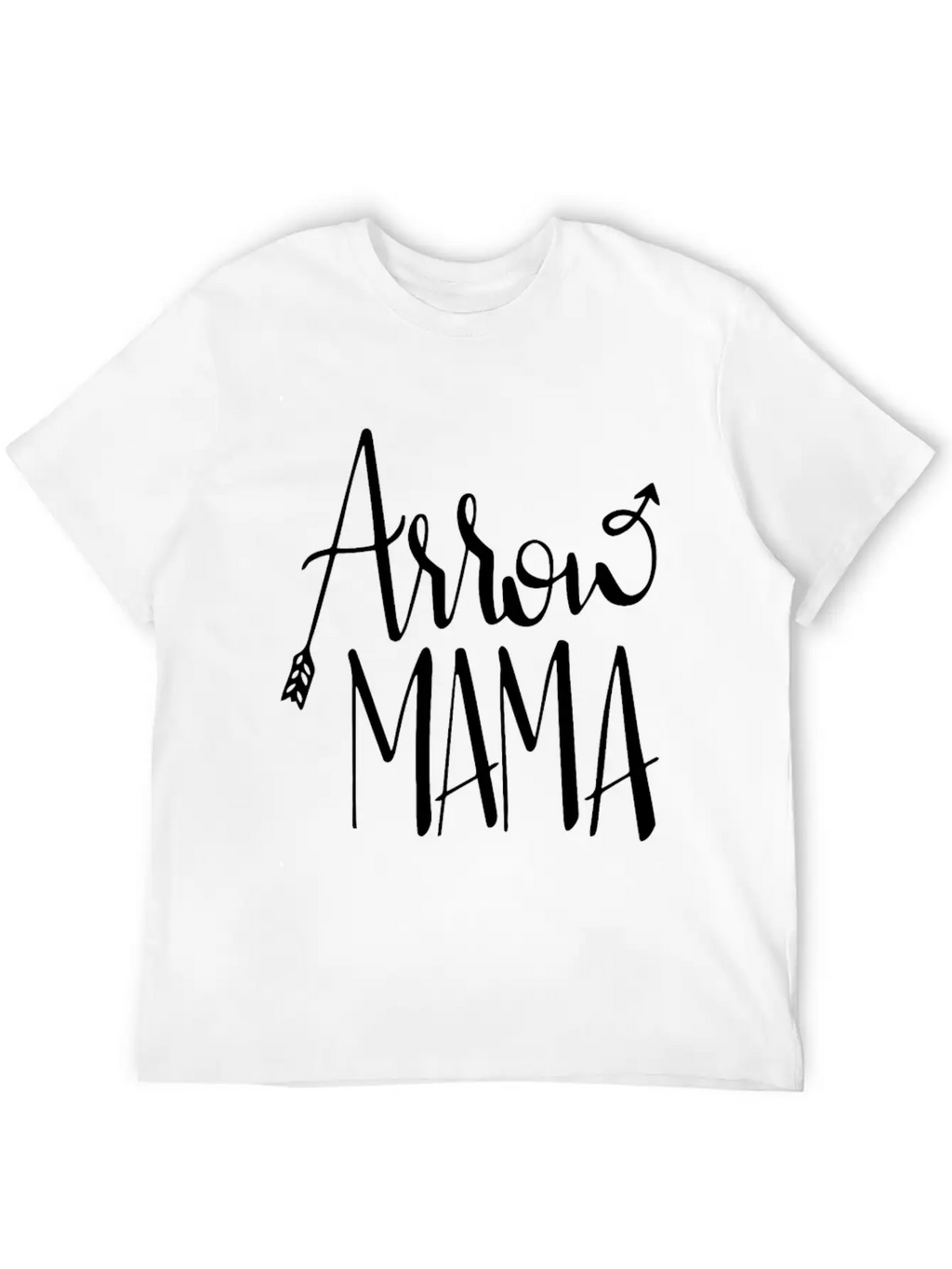 Arrow Mama Unisex Short Sleeve Soft Cotton T-Shirt – Casual Everyday Wear