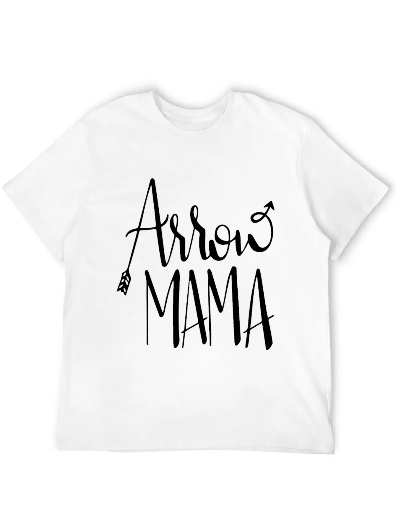 Arrow Mama Unisex Short Sleeve Soft Cotton T-Shirt – Casual Everyday Wear