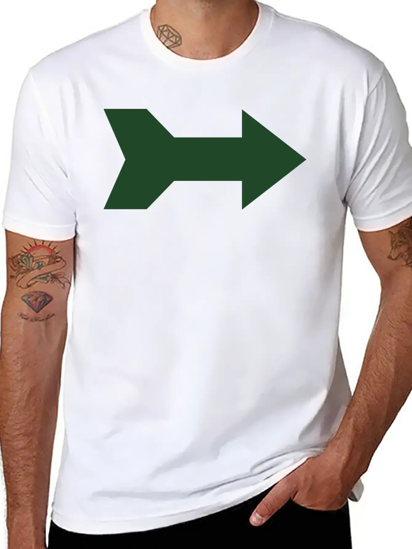 Arrow Unisex Casual T-Shirt – Clean Design For Daily Comfort