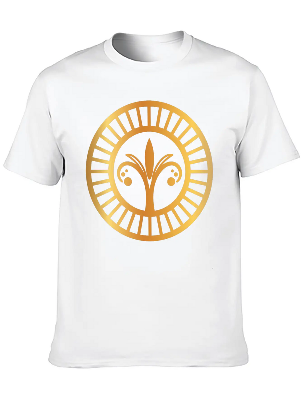 Art Deco Gold 4 Unisex Casual T-Shirt – Clean Design For Daily Comfort