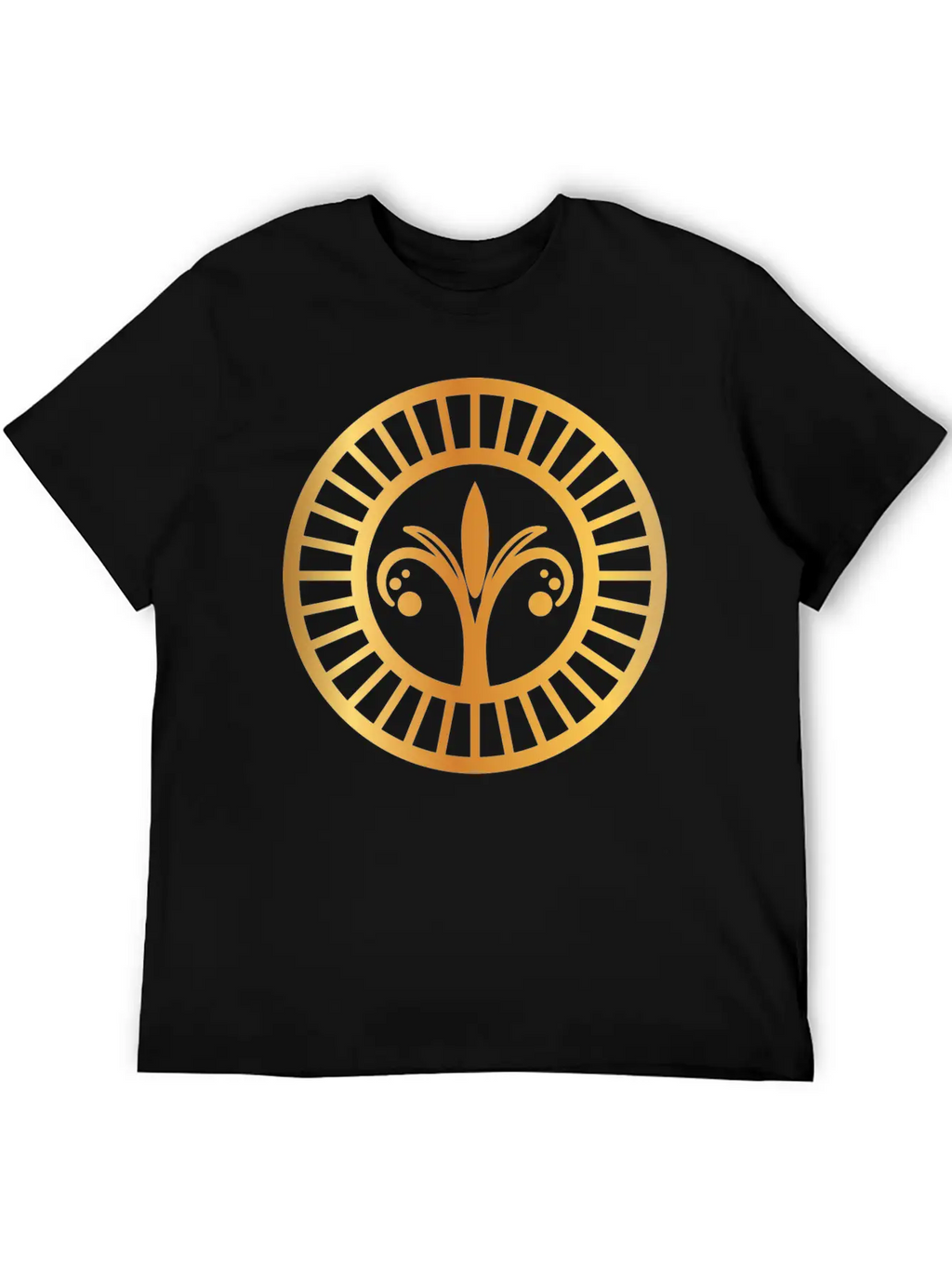 Art Deco Gold 4 Unisex Casual T-Shirt – Clean Design For Daily Comfort
