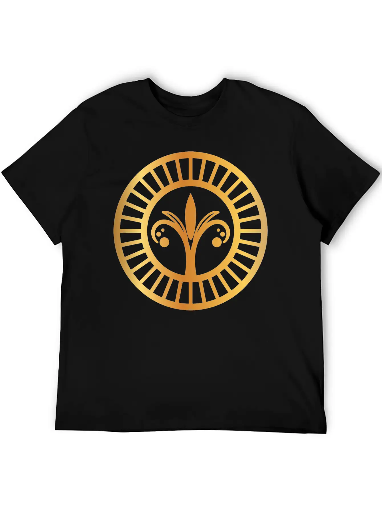 Art Deco Gold 4 Unisex Casual T-Shirt – Clean Design For Daily Comfort