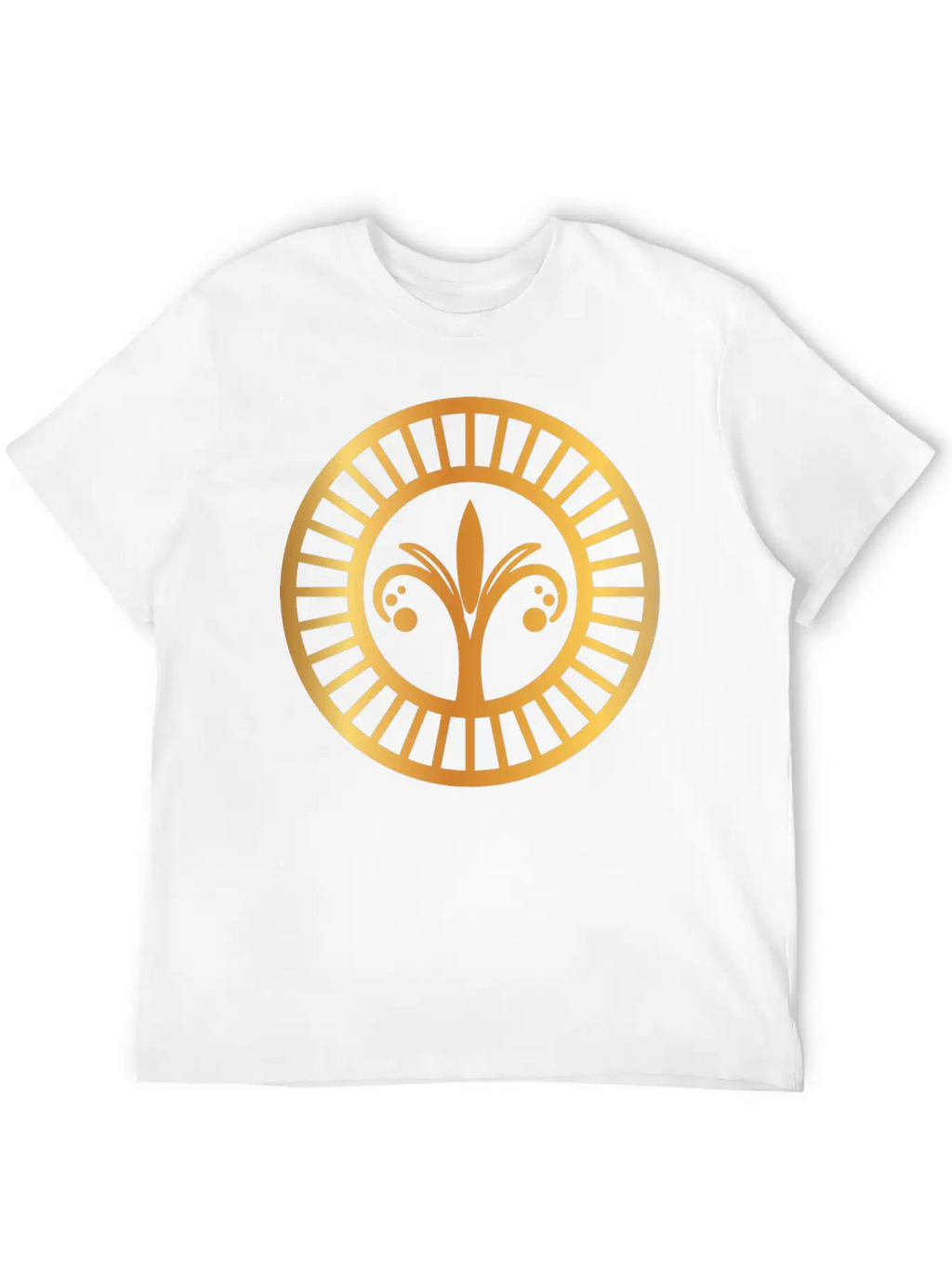 Art Deco Gold 4 Unisex Casual T-Shirt – Clean Design For Daily Comfort