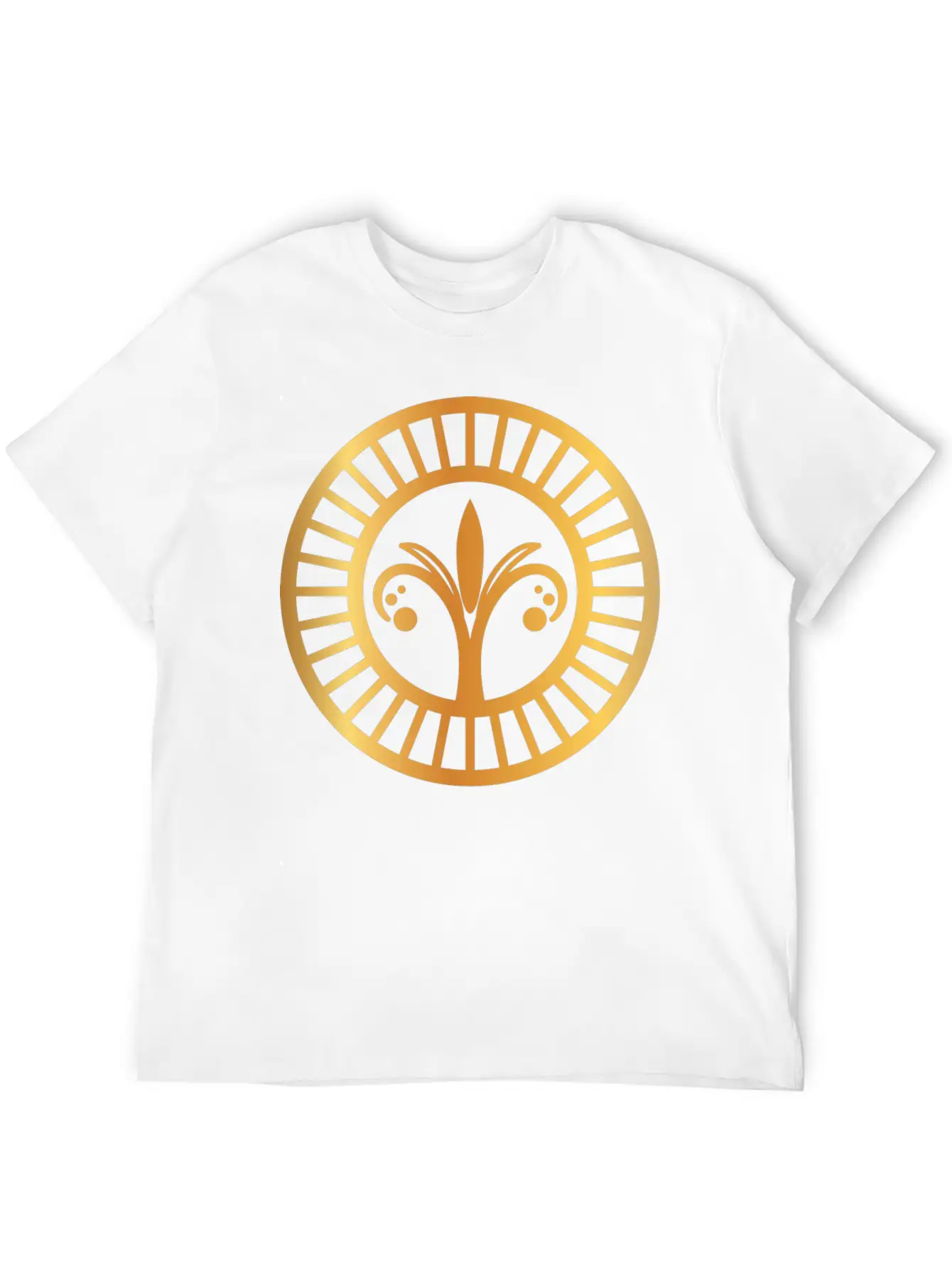 Art Deco Gold 4 Unisex Casual T-Shirt – Clean Design For Daily Comfort