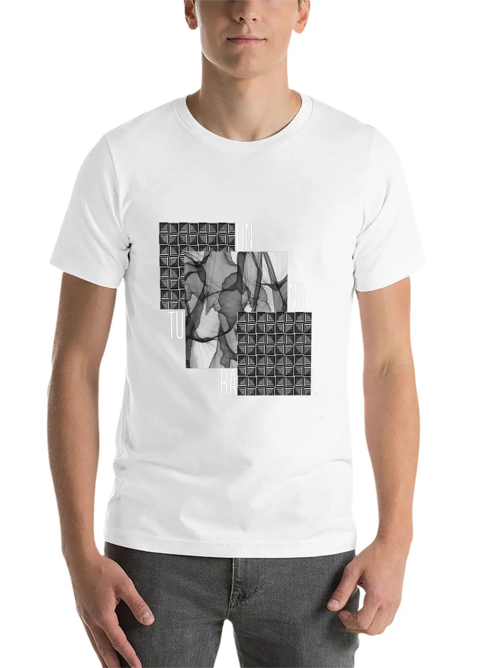 Art Design „Unnatural“ Classic Fit Graphic Tee For Daily Comfort – Unisex Cotton Shirt