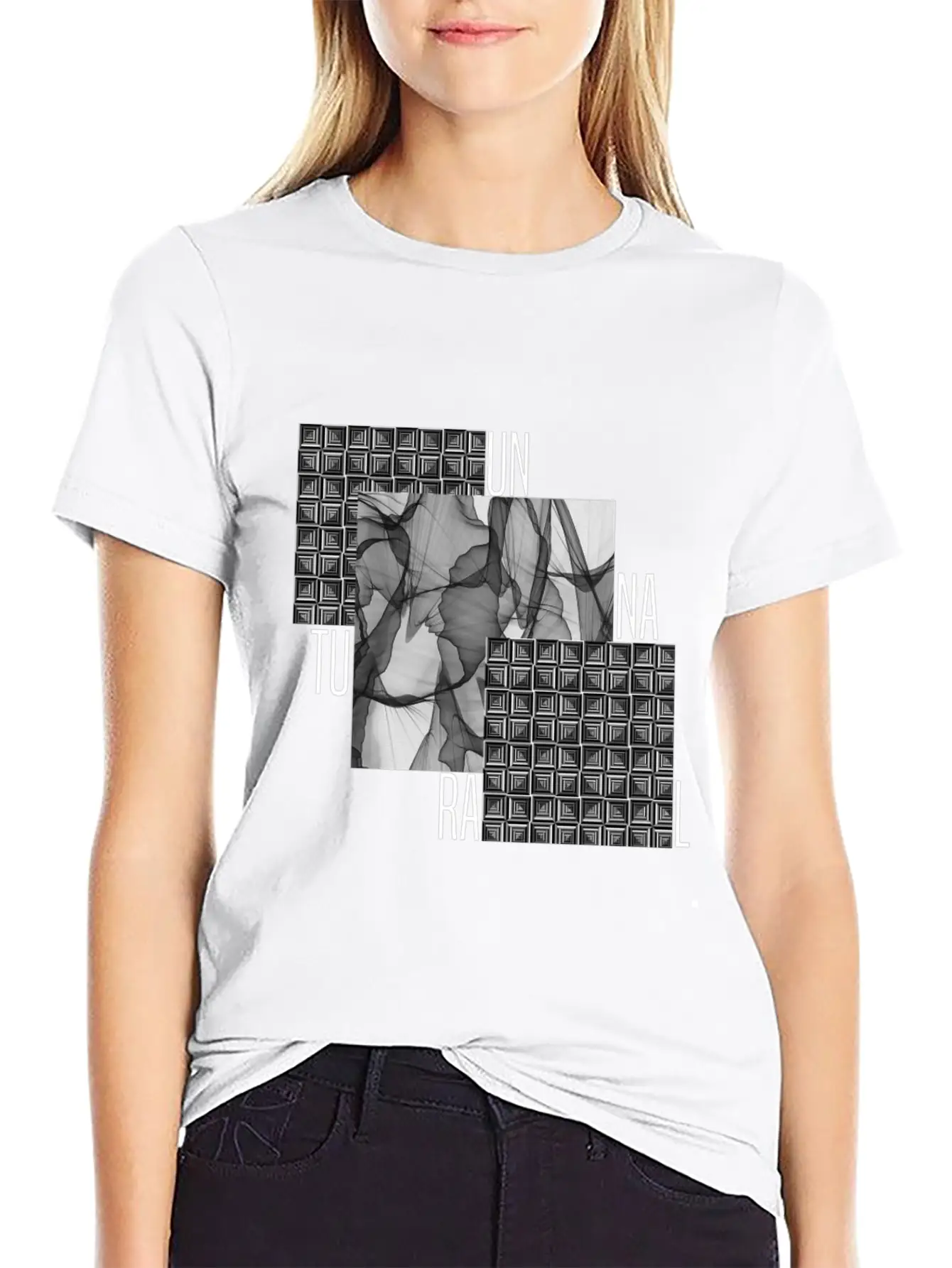 Art Design „Unnatural“ Classic Fit Graphic Tee For Daily Comfort – Unisex Cotton Shirt