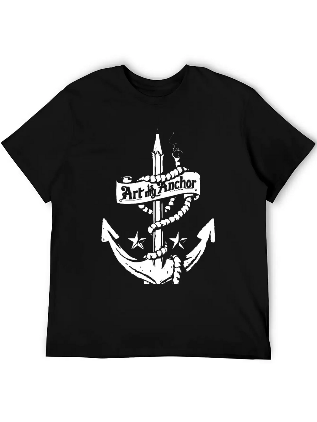 Art Is My Anchor Unisex Casual T-Shirt – Clean Design For Daily Comfort