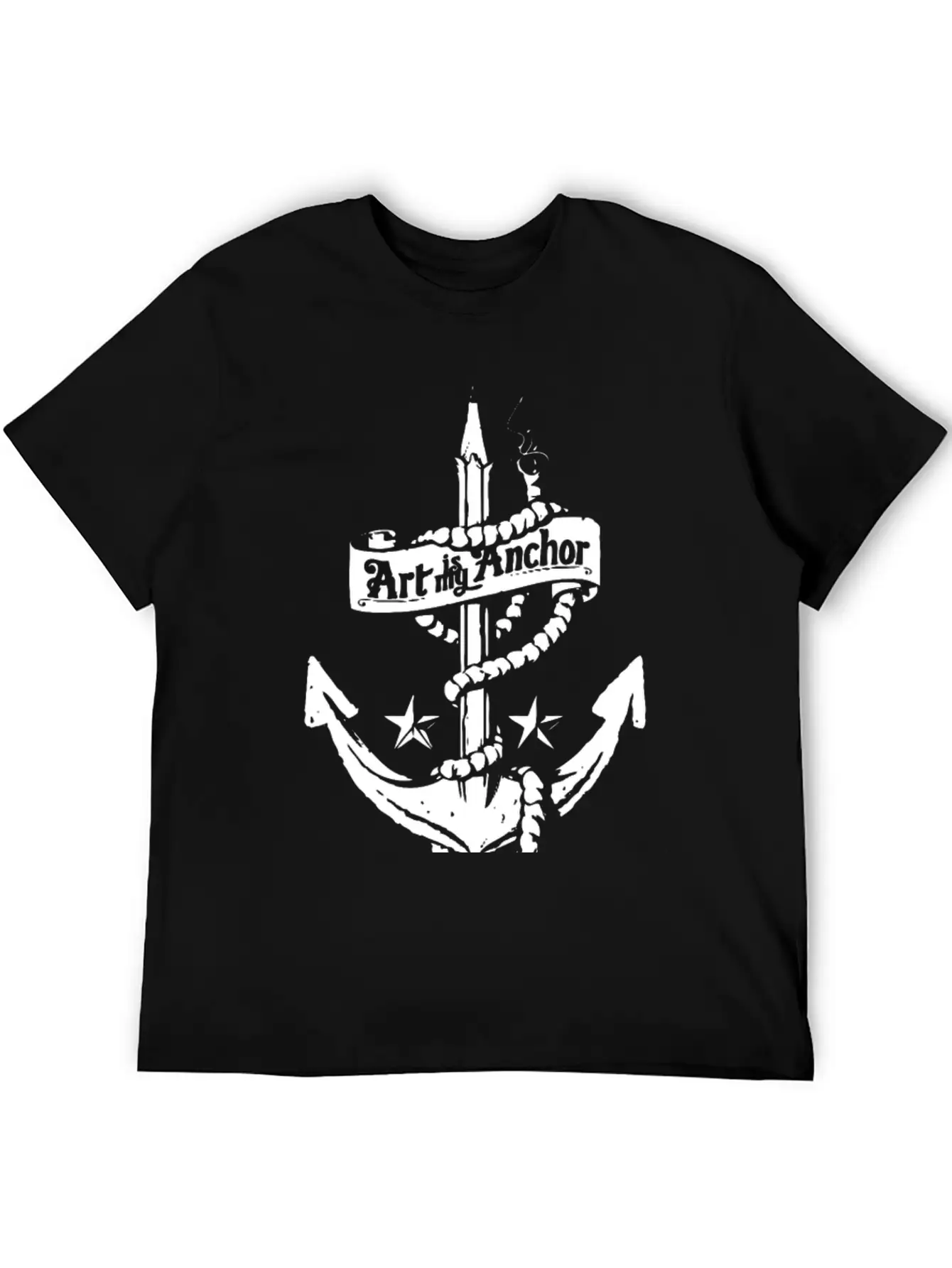 Art Is My Anchor Unisex Casual T-Shirt – Clean Design For Daily Comfort