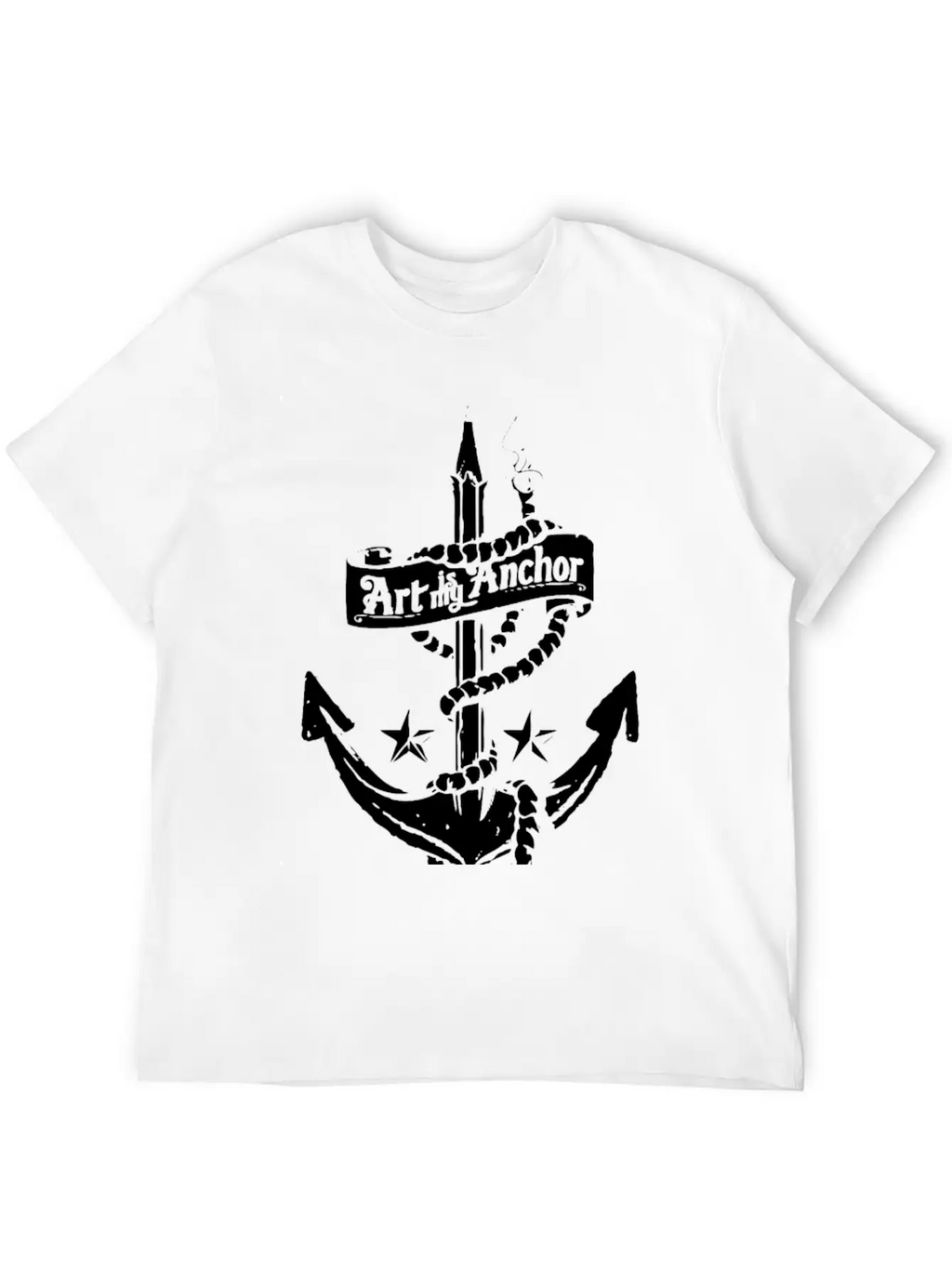 Art Is My Anchor Unisex Casual T-Shirt – Clean Design For Daily Comfort