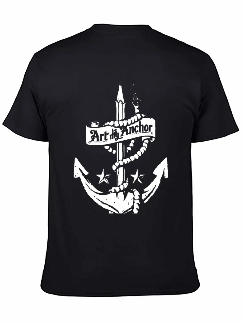 Art Is My Anchor Unisex Casual T-Shirt – Clean Design For Daily Comfort