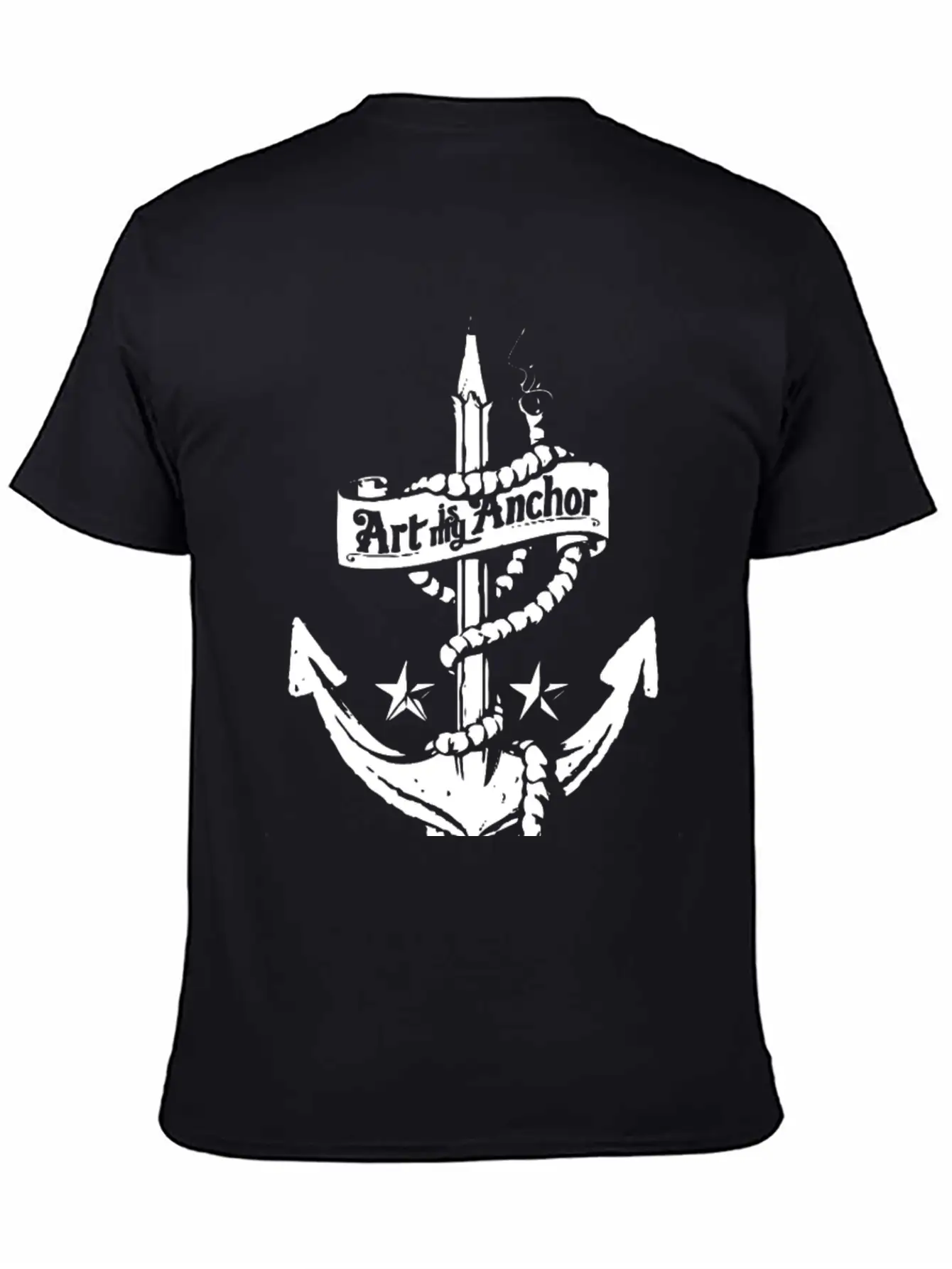 Art Is My Anchor Unisex Casual T-Shirt – Clean Design For Daily Comfort