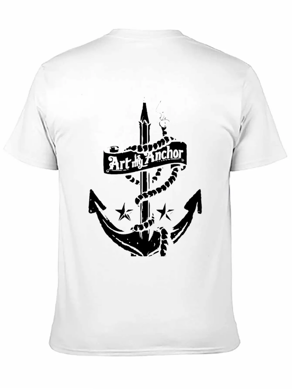 Art Is My Anchor Unisex Casual T-Shirt – Clean Design For Daily Comfort