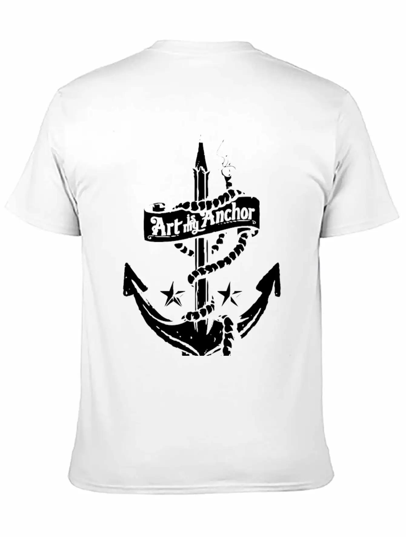 Art Is My Anchor Unisex Casual T-Shirt – Clean Design For Daily Comfort