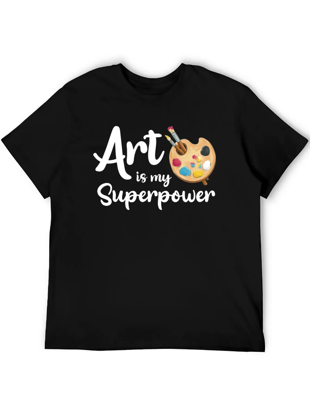 Art Is My Superpower Essential Cotton Tee For Daily Outfits – Unisex Style