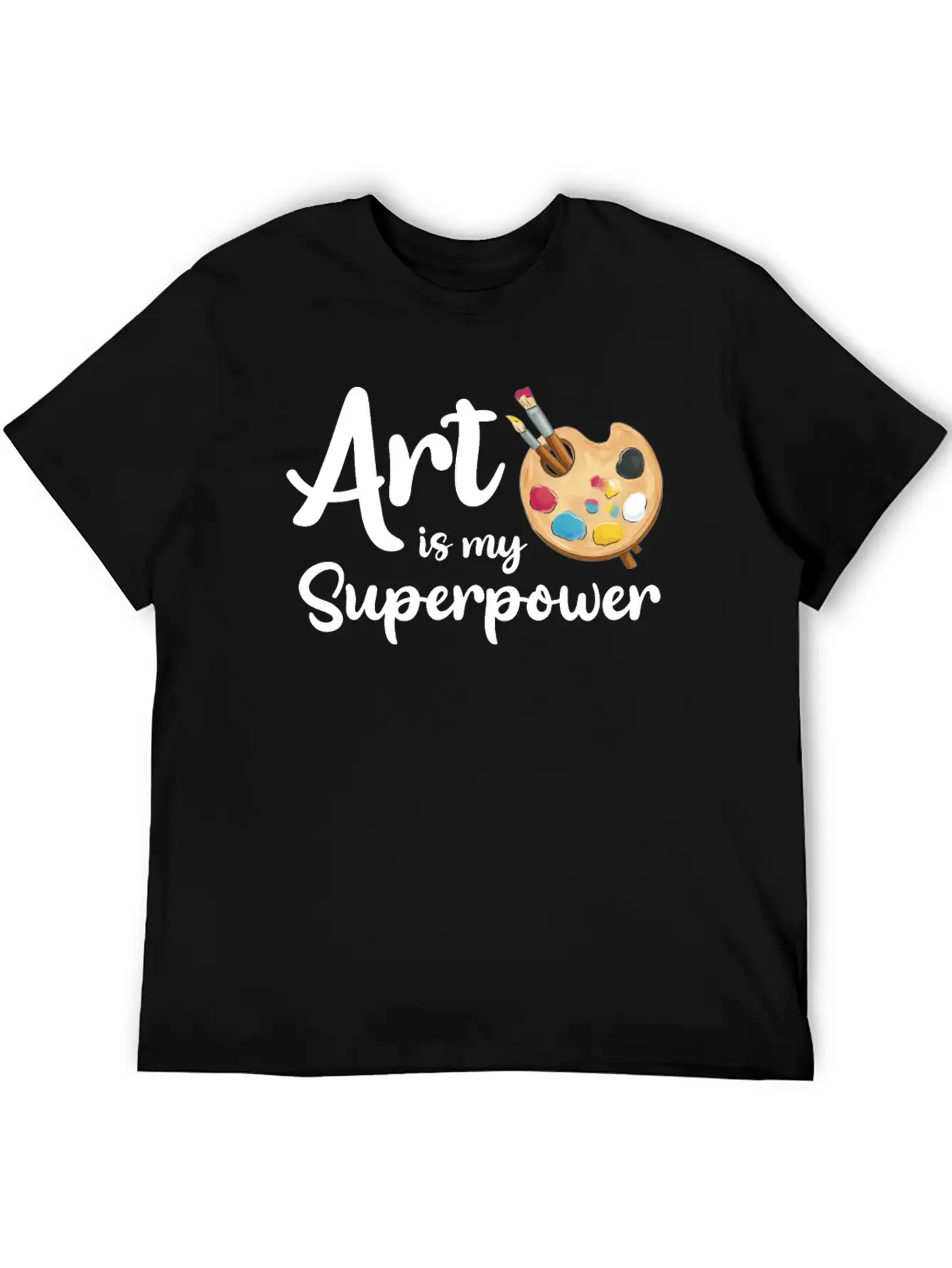 Art Is My Superpower Essential Cotton Tee For Daily Outfits – Unisex Style