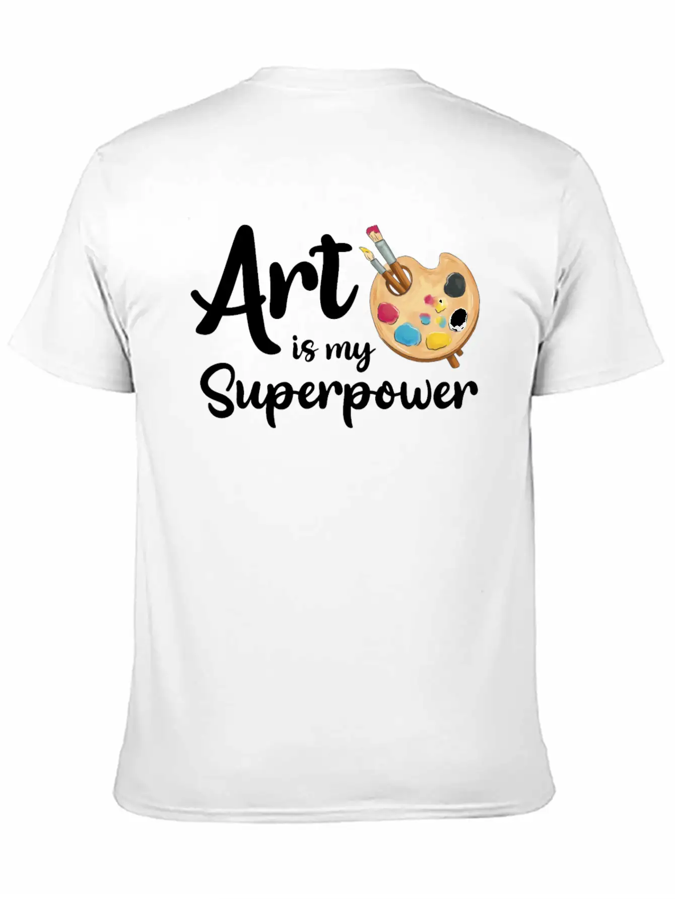Art Is My Superpower Essential Cotton Tee For Daily Outfits – Unisex Style