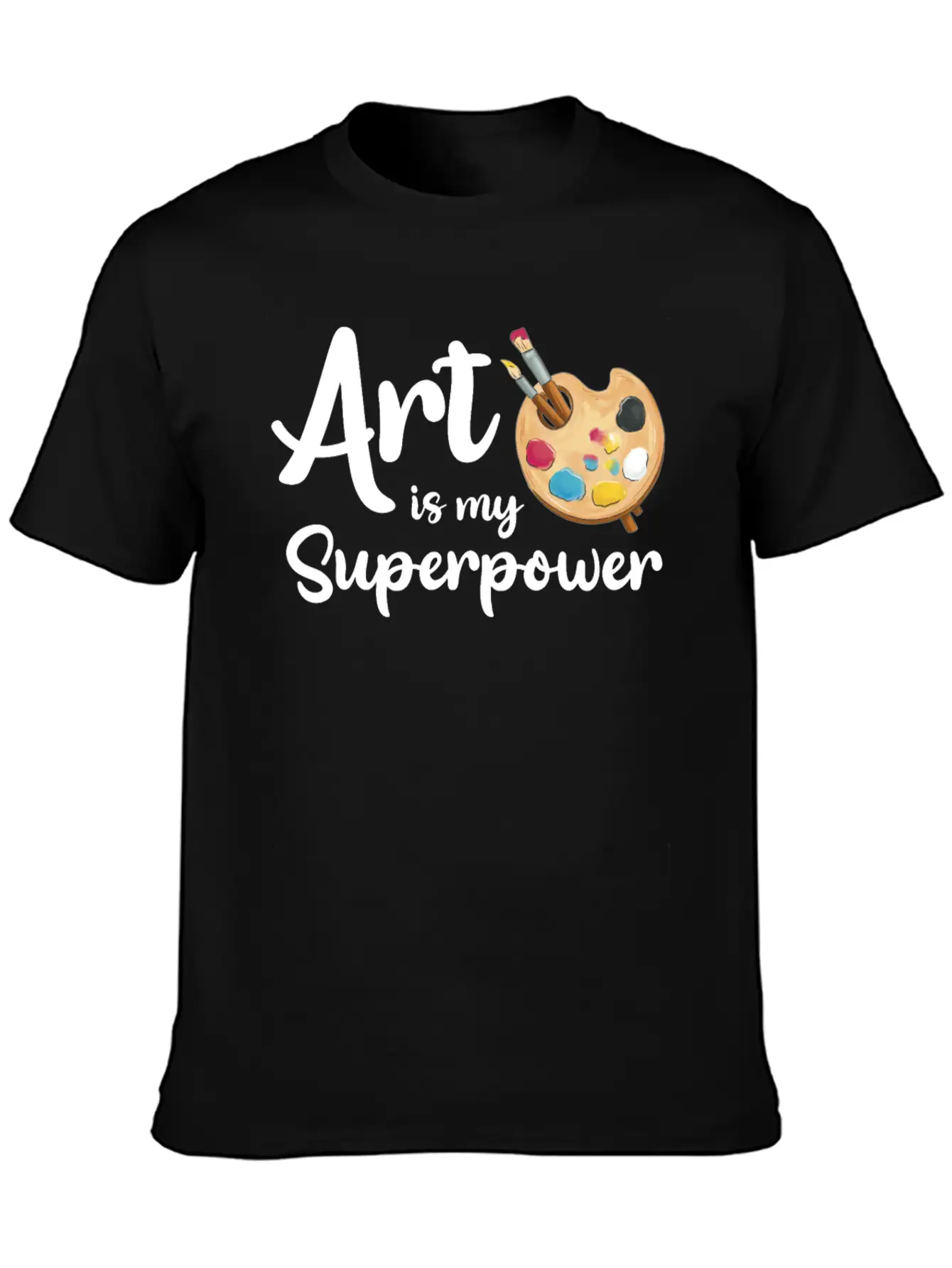 Art Is My Superpower Essential Cotton Tee For Daily Outfits – Unisex Style