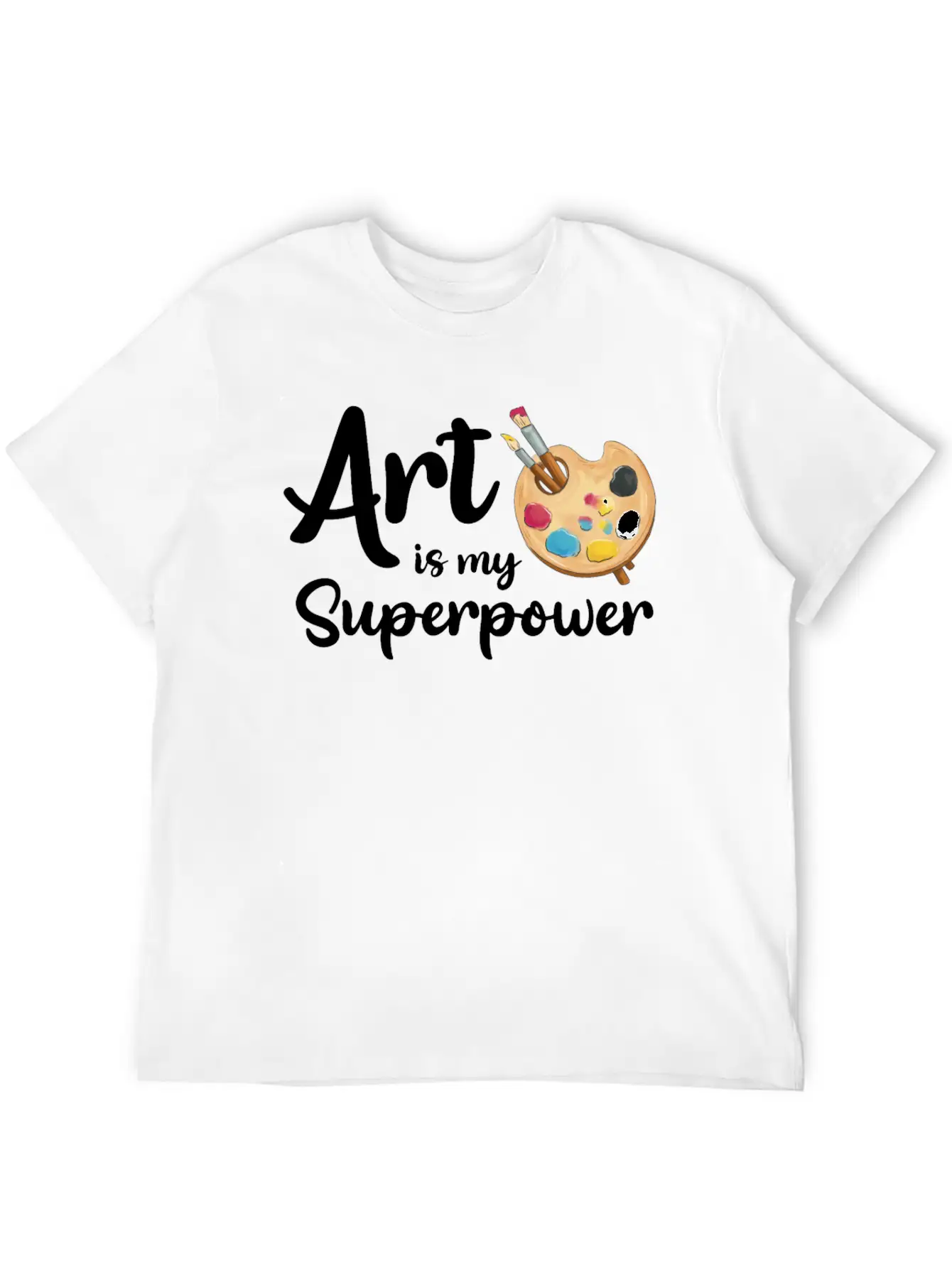Art Is My Superpower Essential Cotton Tee For Daily Outfits – Unisex Style