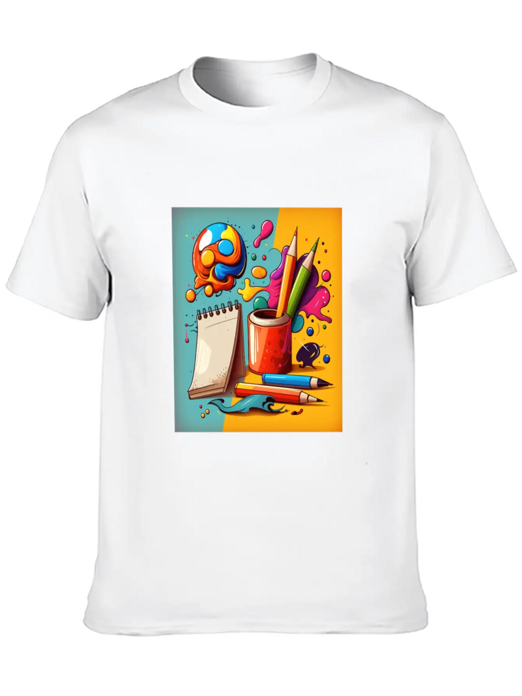 Art Painting Lover Pop Art Painter Mom Classic Fit Graphic Tee For Daily Comfort – Unisex Cotton Shirt