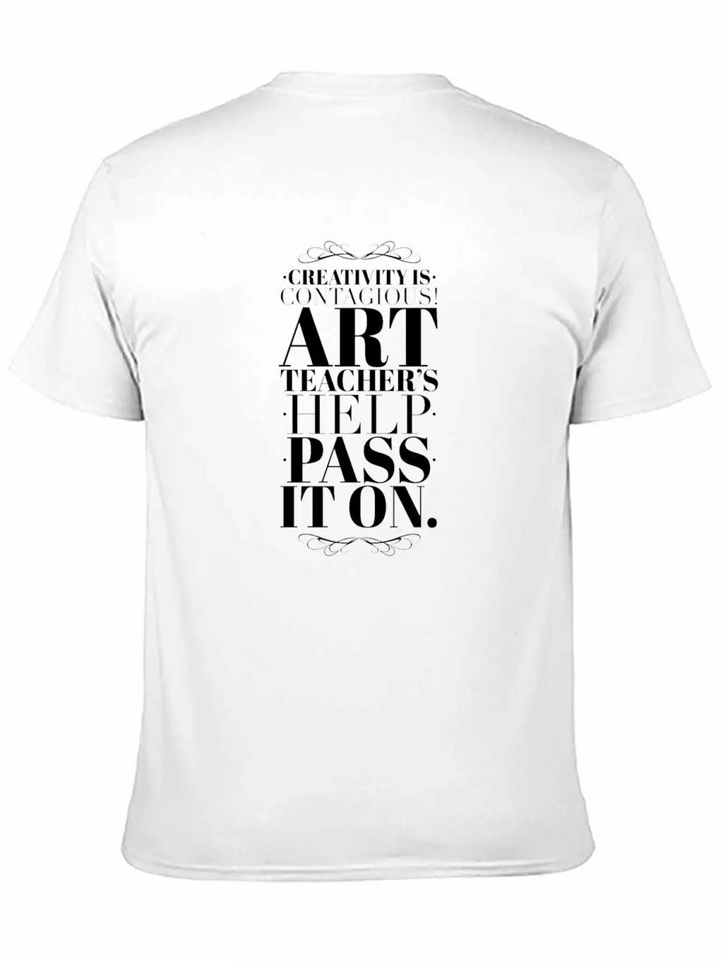 Art Teacher Creativity Casual Graphic T-Shirt – Simple And Comfortable Daily Wear