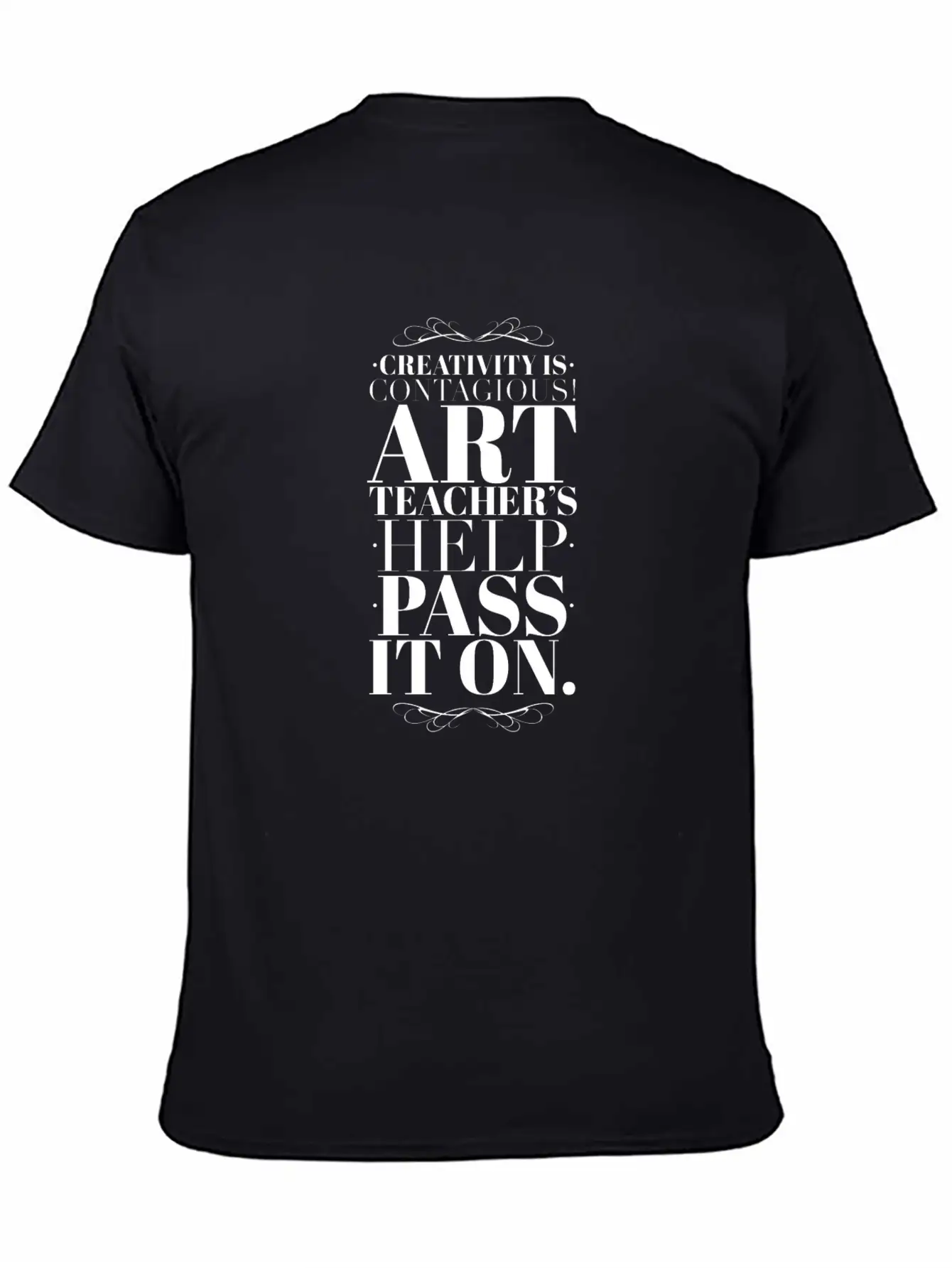 Art Teacher Creativity Casual Graphic T-Shirt – Simple And Comfortable Daily Wear
