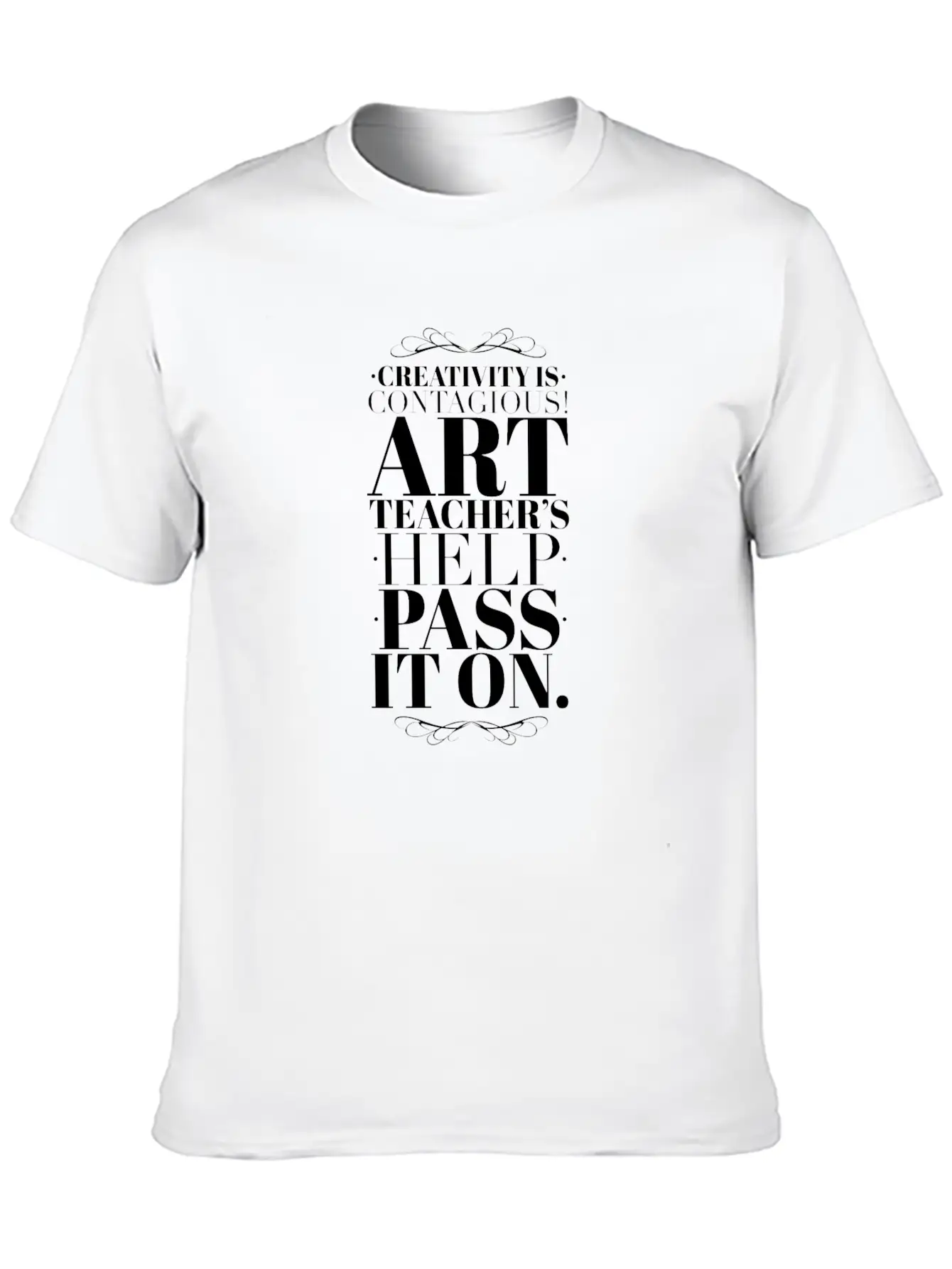 Art Teacher Creativity Casual Graphic T-Shirt – Simple And Comfortable Daily Wear