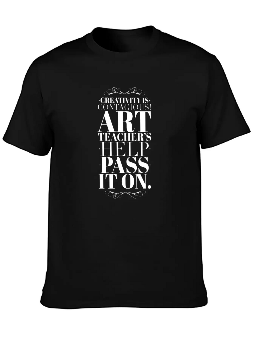 Art Teacher Creativity Casual Graphic T-Shirt – Simple And Comfortable Daily Wear