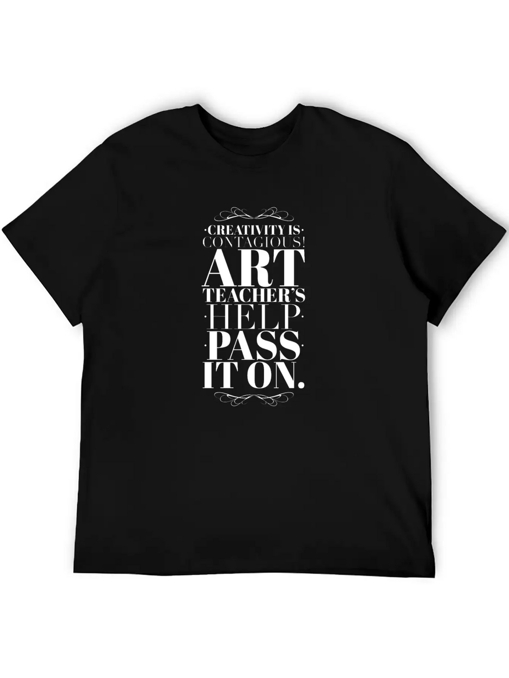 Art Teacher Creativity Casual Graphic T-Shirt – Simple And Comfortable Daily Wear