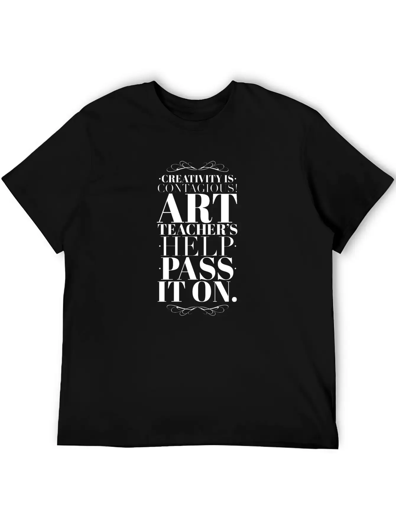 Art Teacher Creativity Casual Graphic T-Shirt – Simple And Comfortable Daily Wear