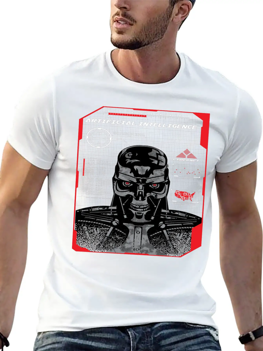 ARTIFICIAL INTELLIGENCE Breathable Soft Cotton T-Shirt – Timeless Casual Look